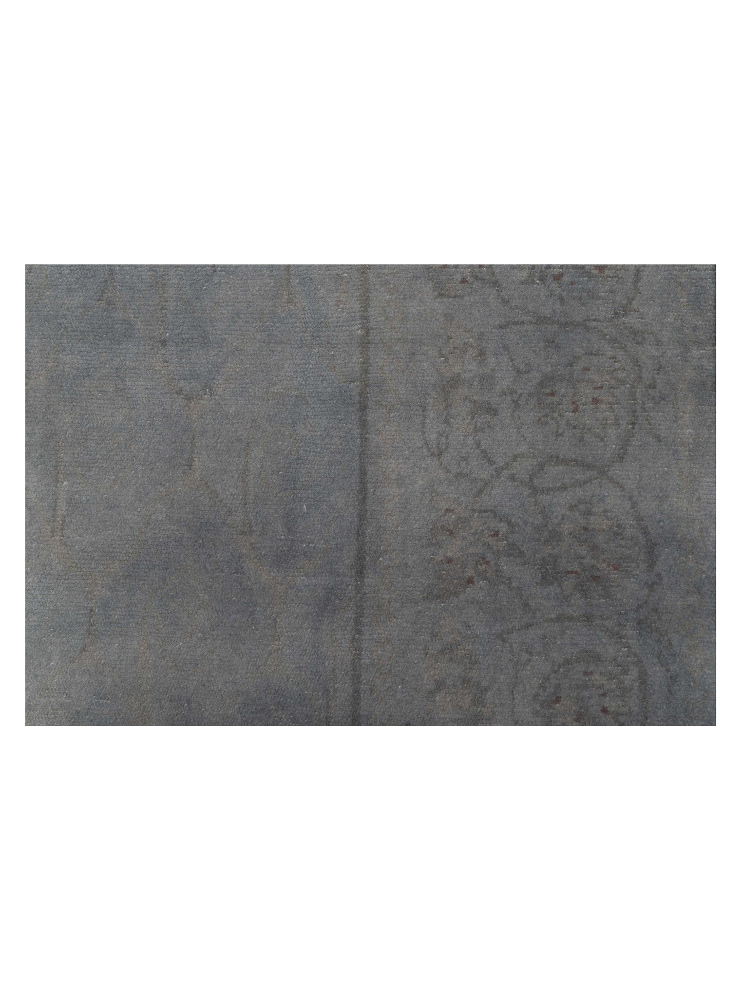 Vintage 107514 Gray 8.1x10.1 Hand Knotted Rug