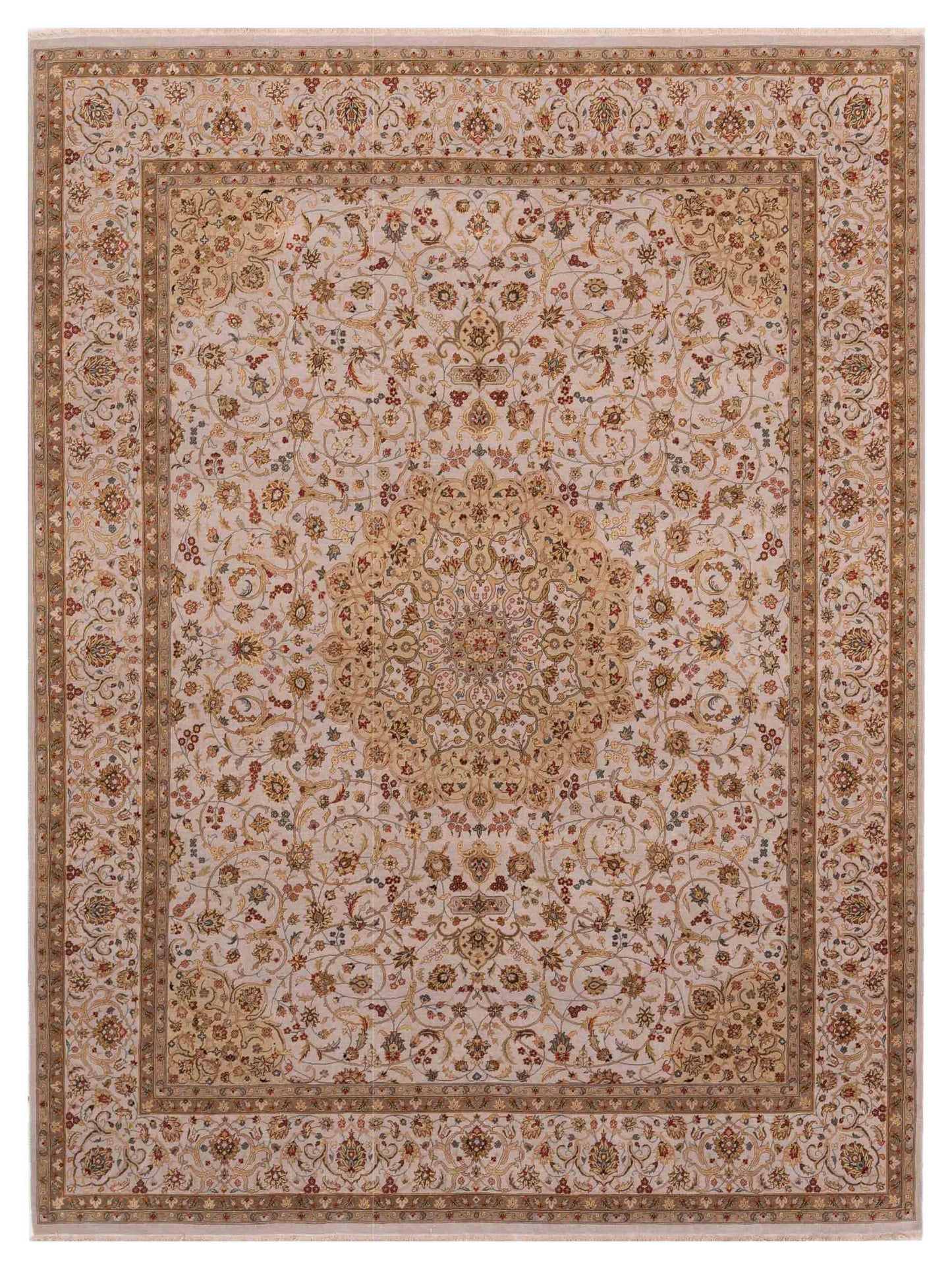 Rajpur Imperial Silk Ivory Ivory Traditional