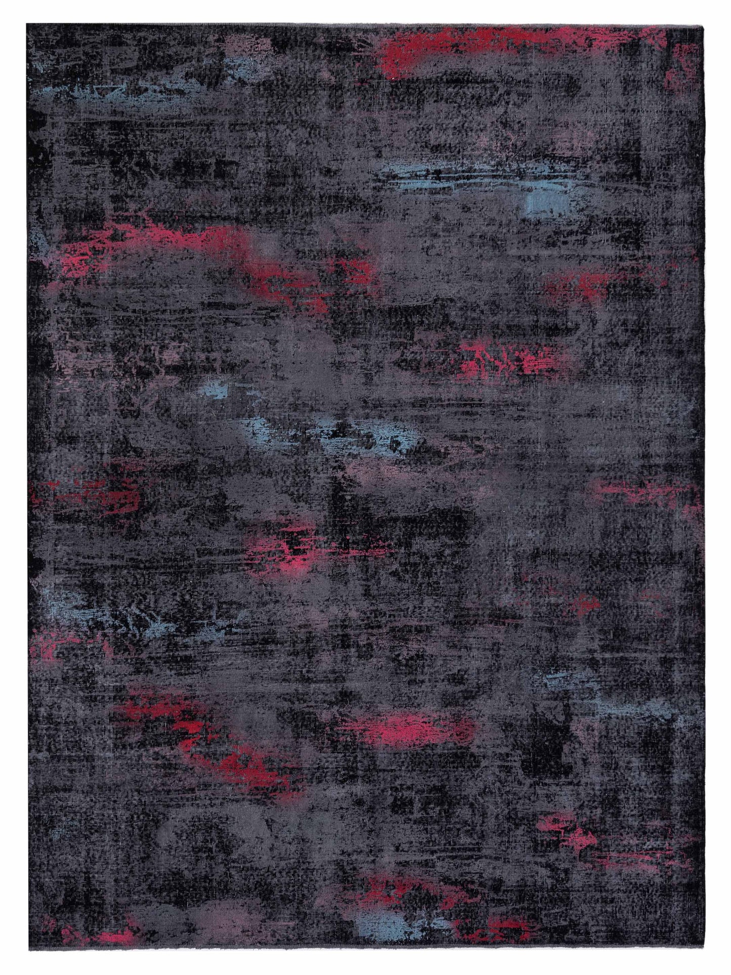 Pasha Vintage Black Gray Contemporary