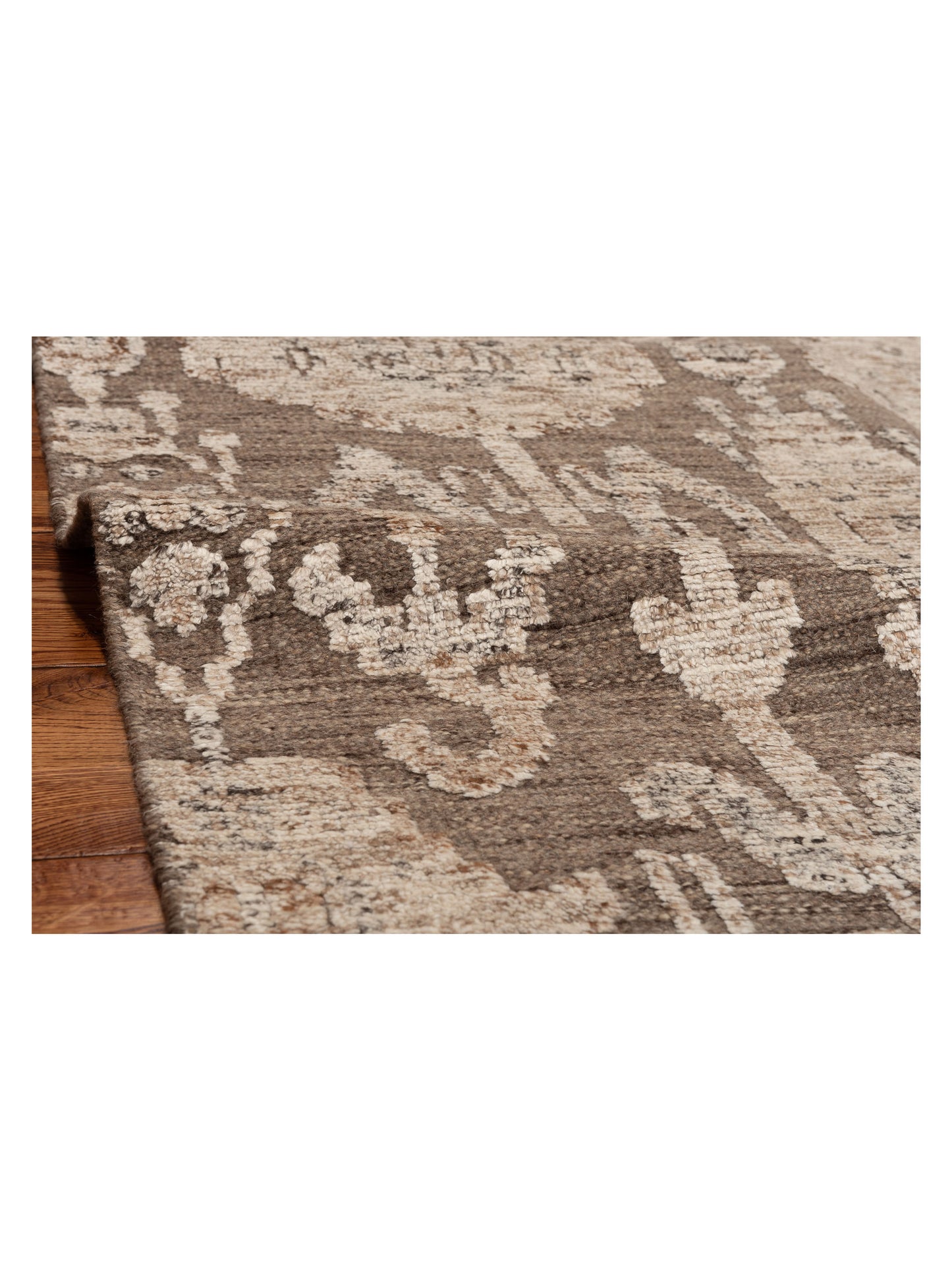 Himalayan 125877 Brown Beige 8.3x9.11 Hand Knotted Rug