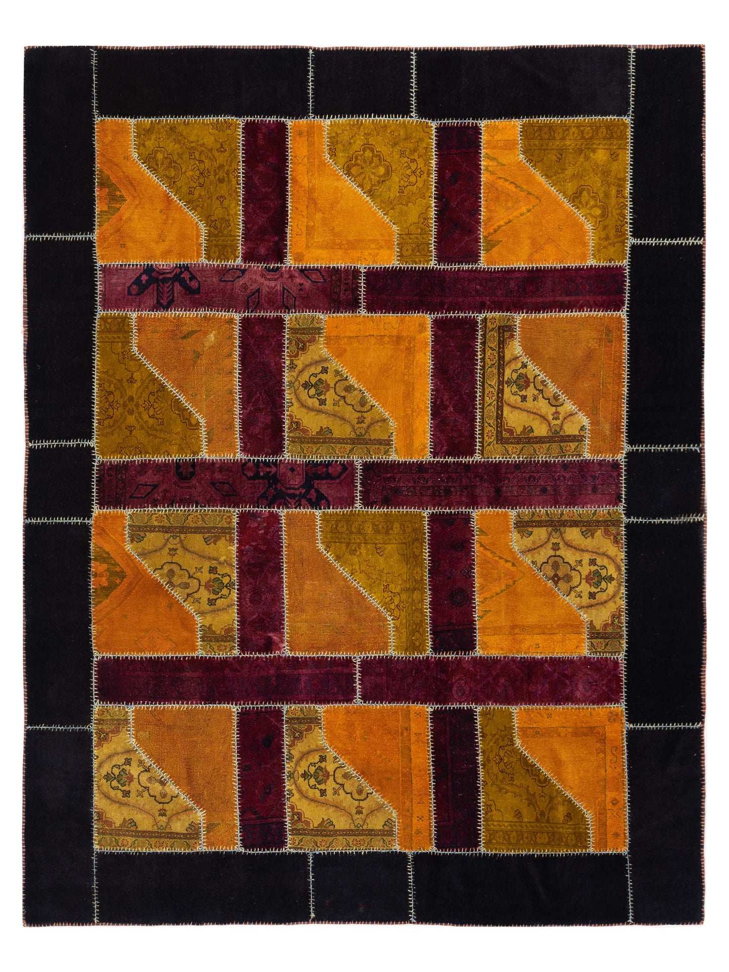 Pasha Turkish Vestige Patchwork Multi Contemporary