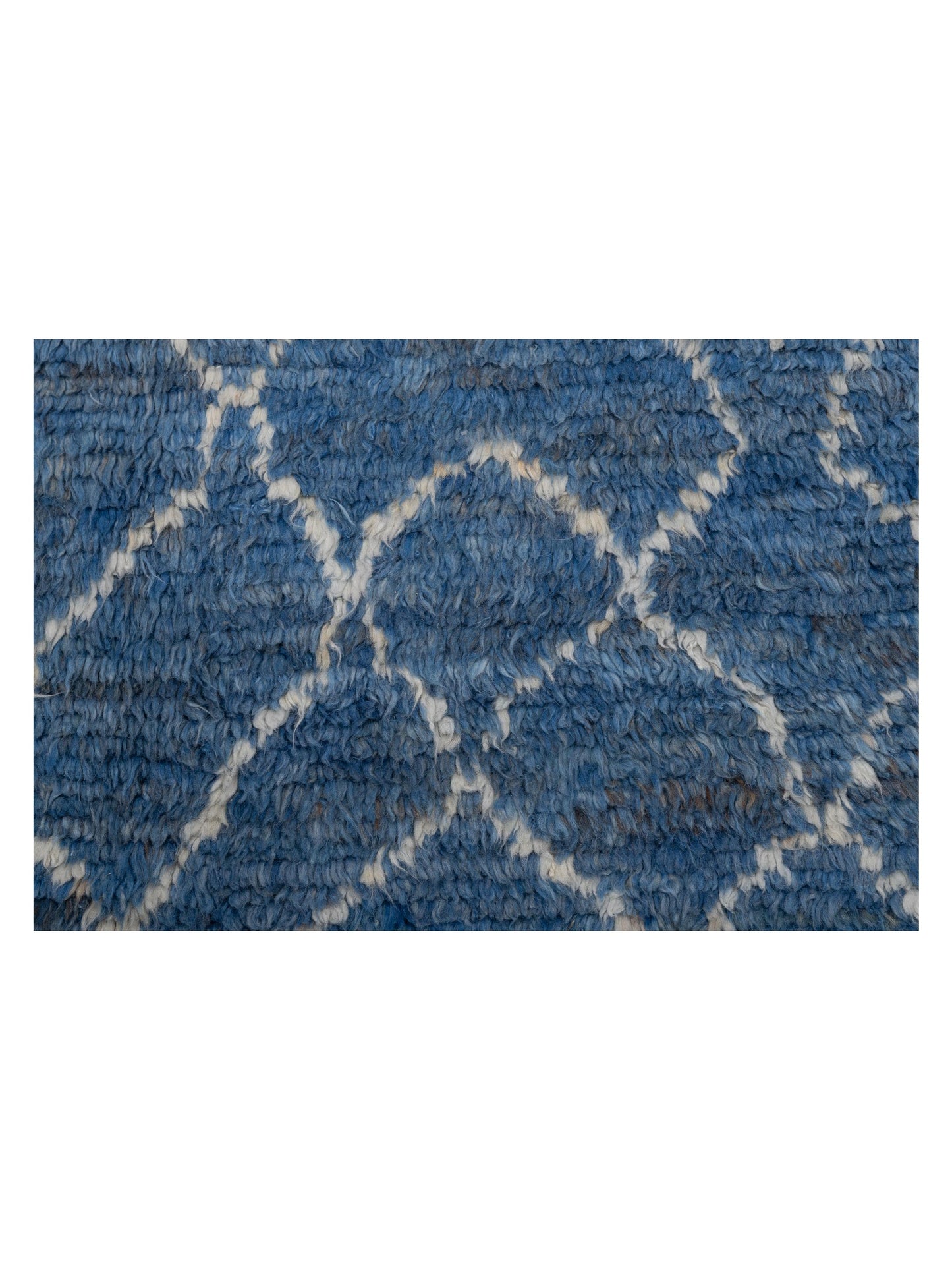 Berber Aspendos Indigo Ivory 9.6x12.9 Hand Knotted Rug