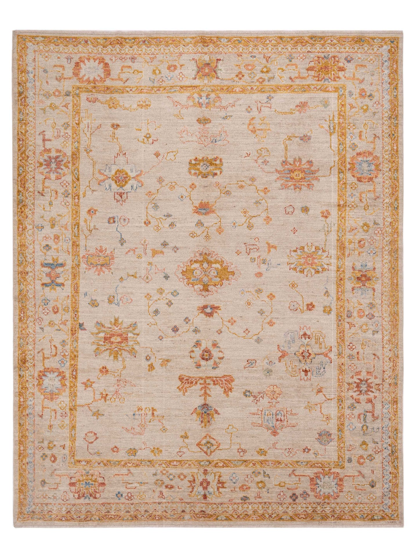 Anadol Angora Oushak Silver Silver Traditional