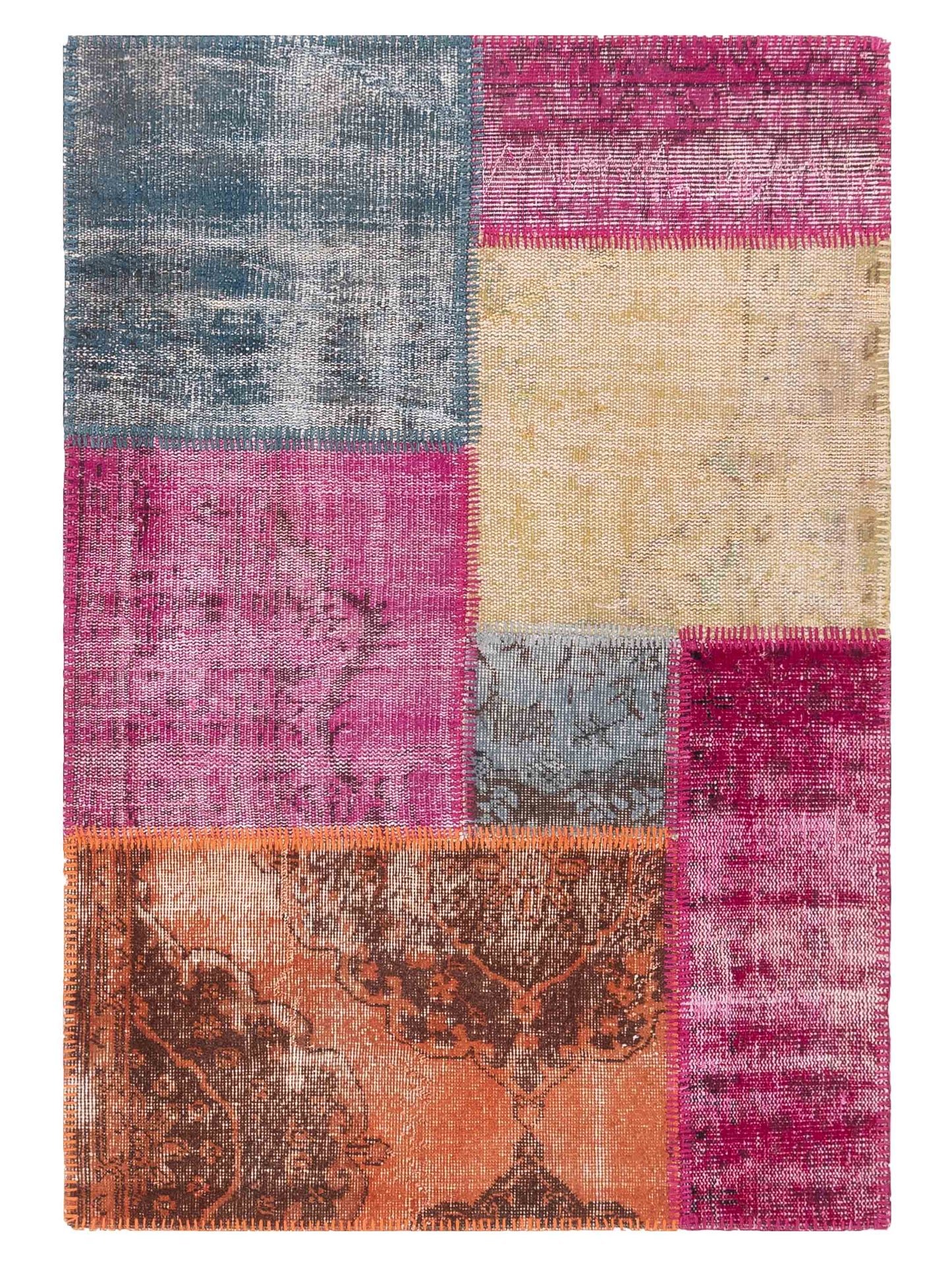 Pasha Turkish Vestige Patchwork Multi Contemporary