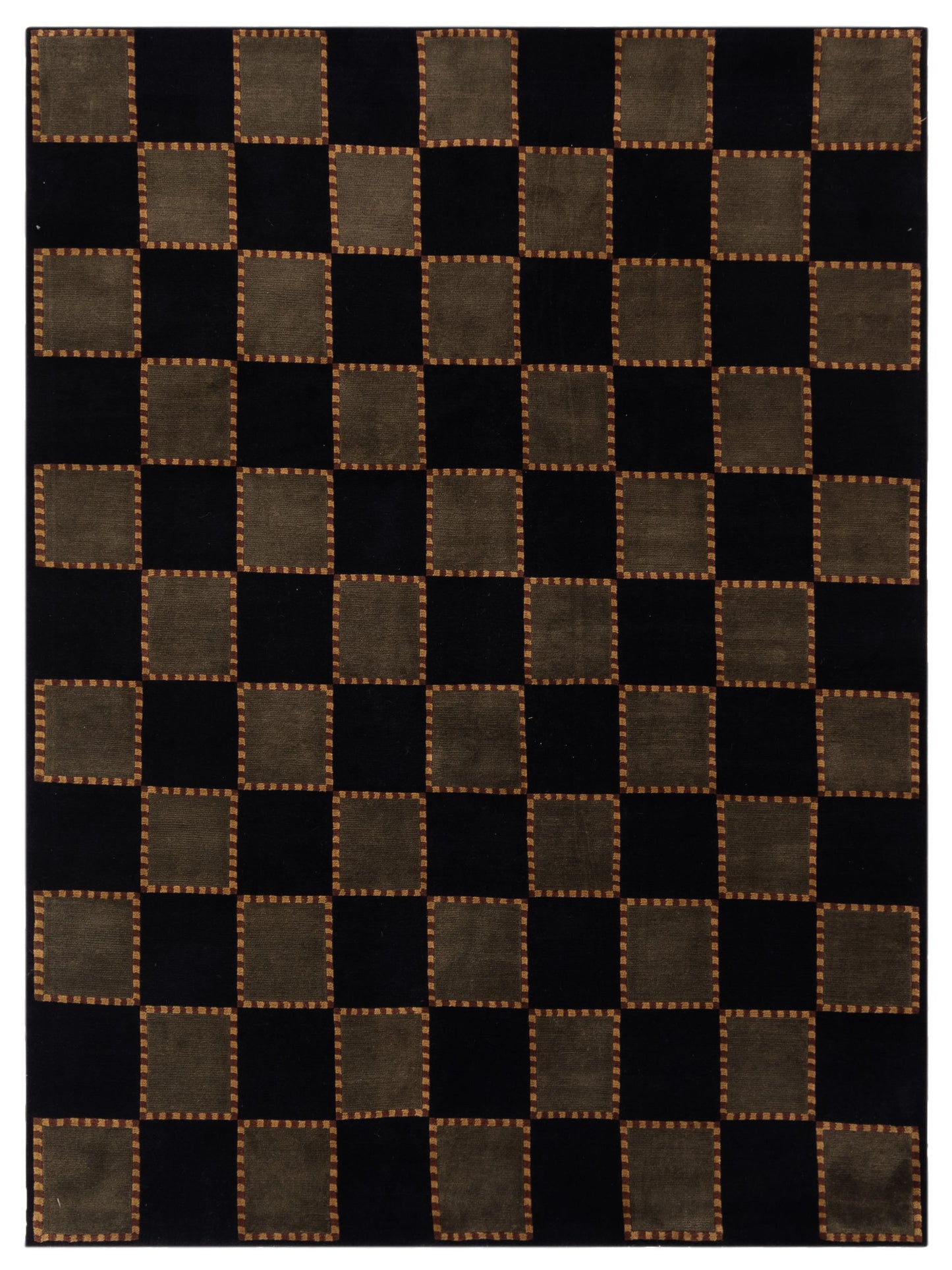 Siena Himalayan Black Green Contemporary