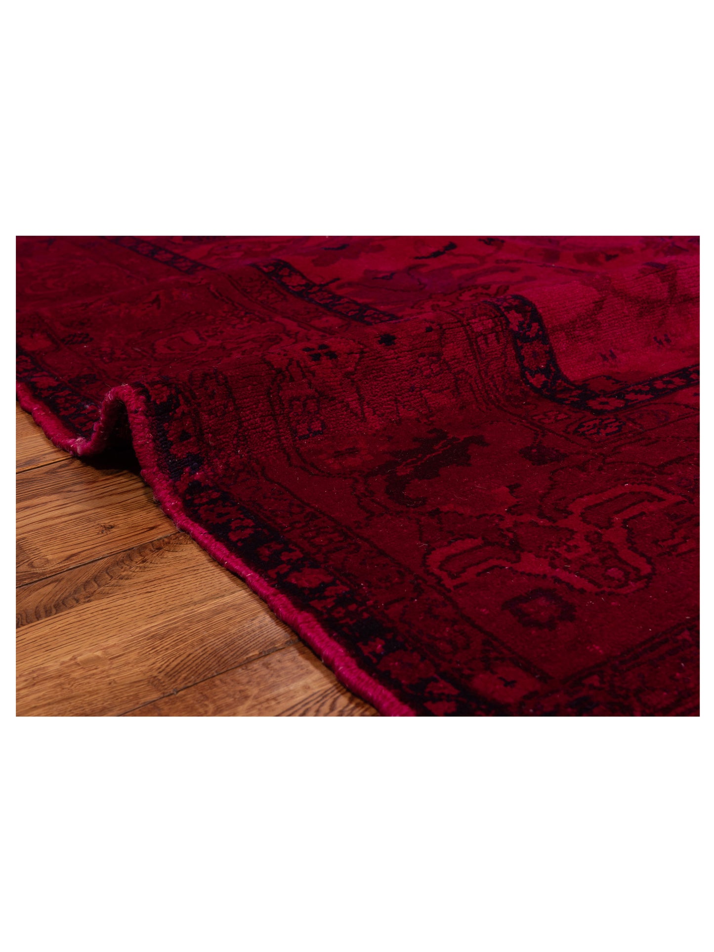 Vintage 79900 Pink Pink 9x12.1 Hand Knotted Rug