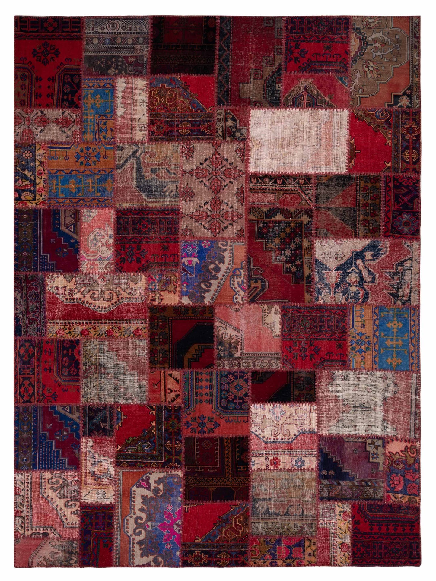 Pasha Turkish Vestige Patchwork Multi Contemporary