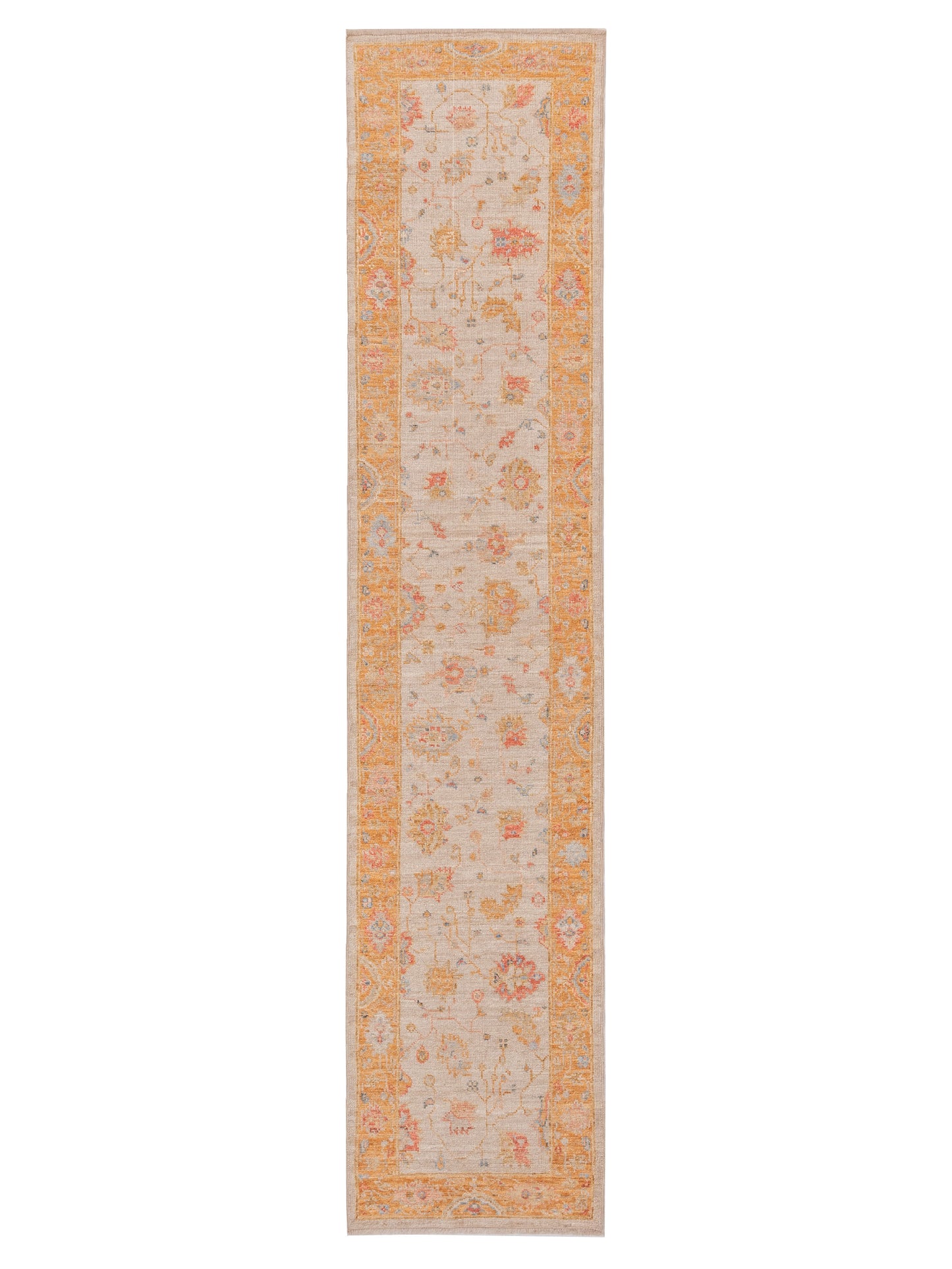 Anadol Angora Oushak Ivory Orange Traditional