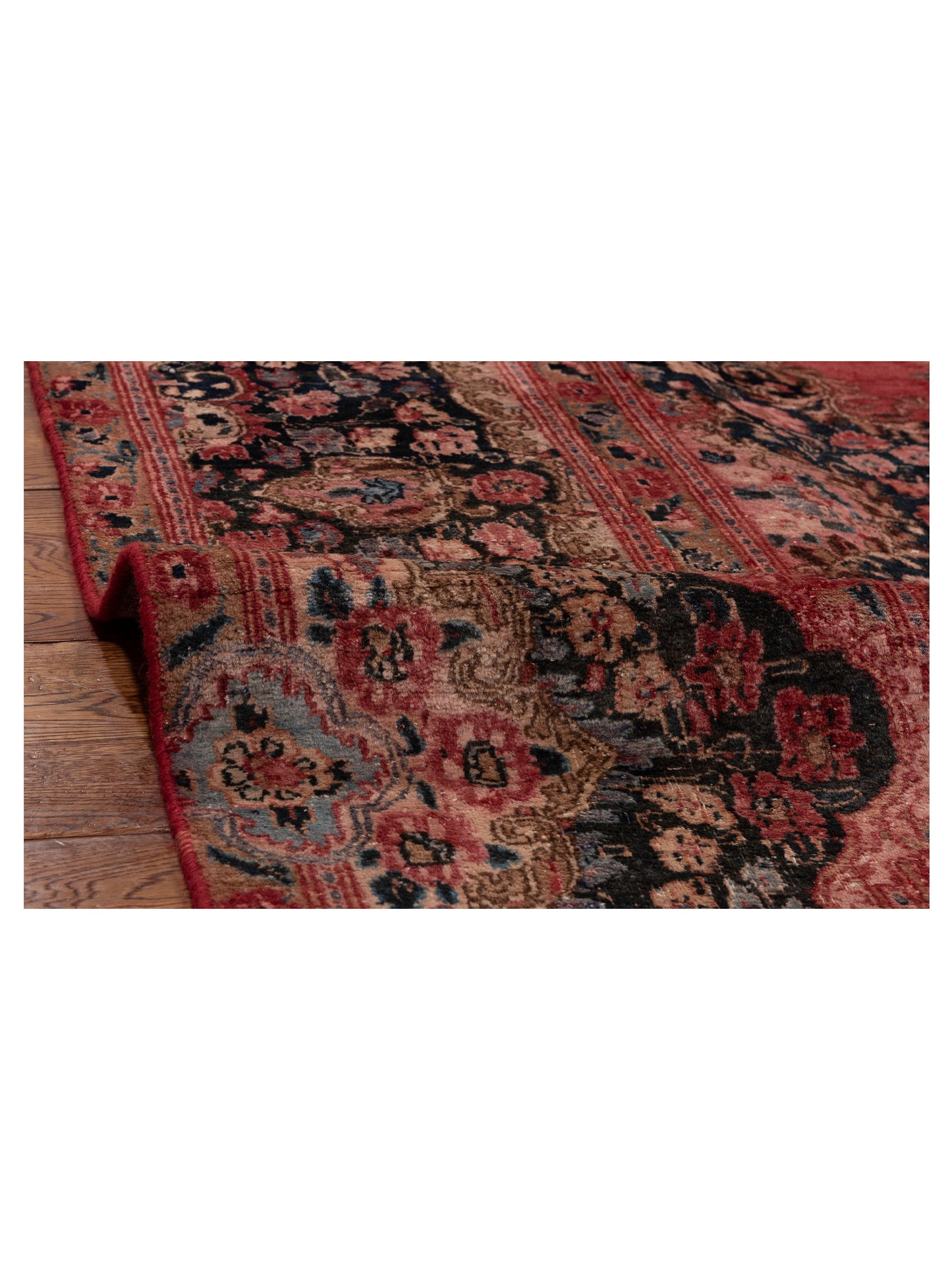 Persian 153628 Red Navy 8.10x12.3 Hand Knotted Rug