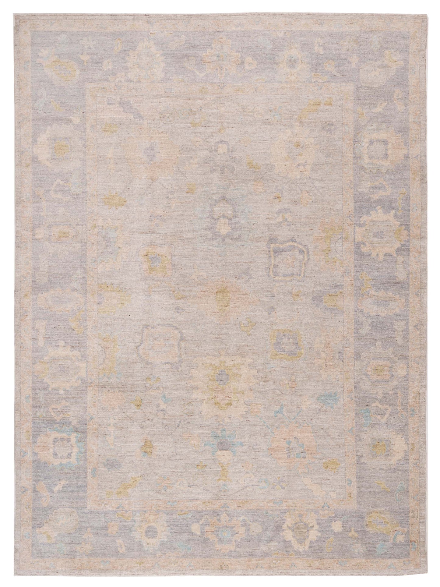 Pasha Anadol Oushak Light Gray Gray Traditional