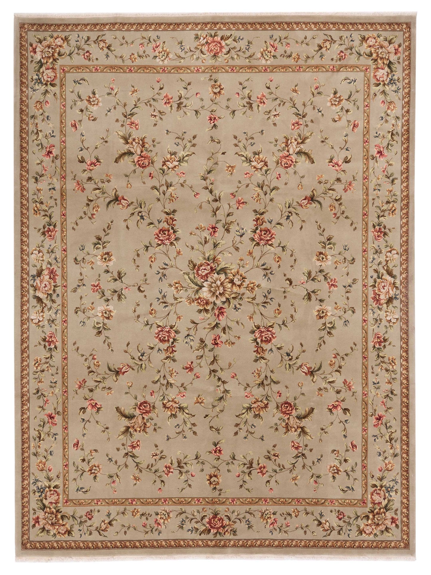 Pasha Magnolia Green Green Traditional