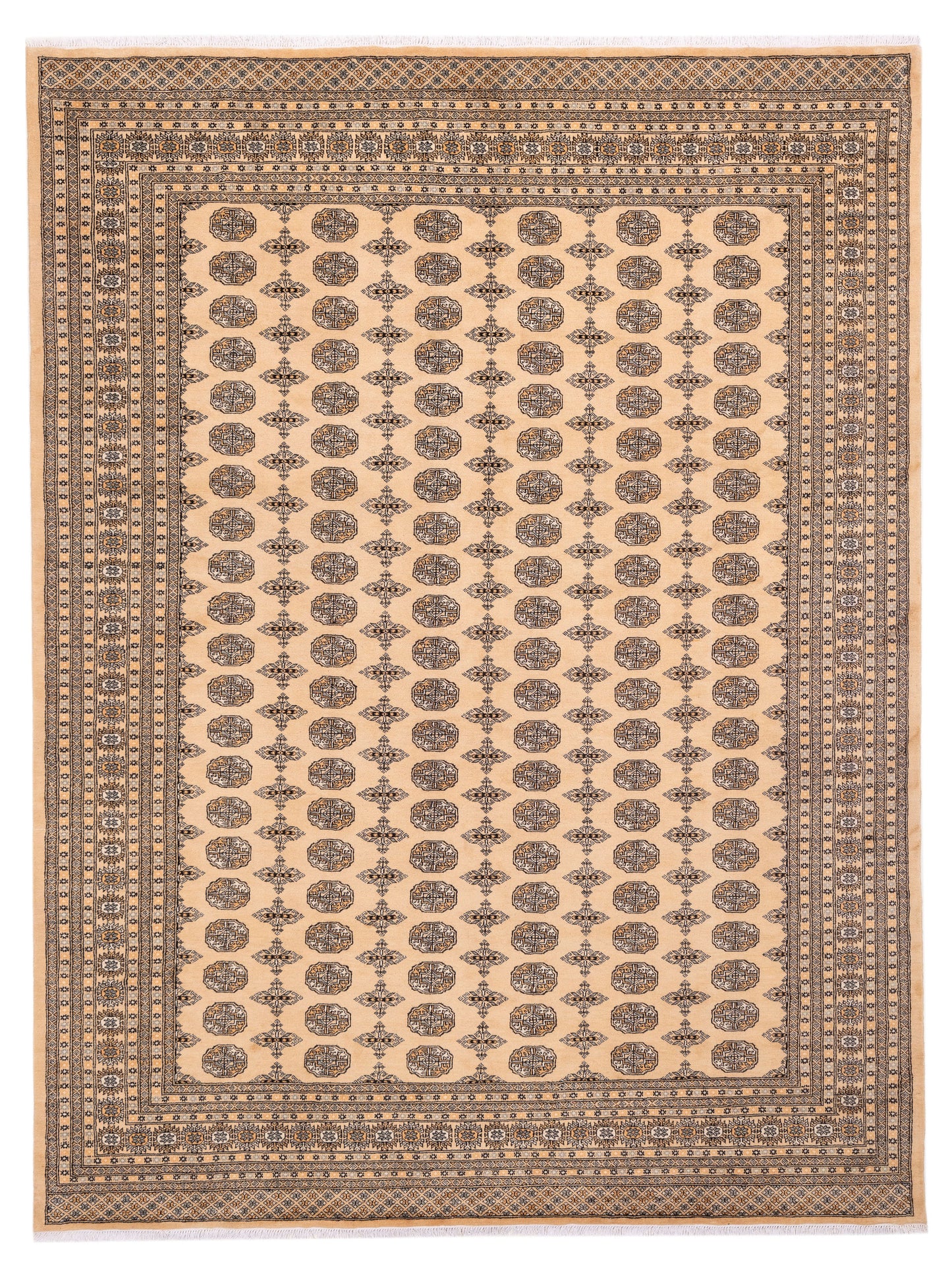 Nomad Bokhara Beige Beige Traditional