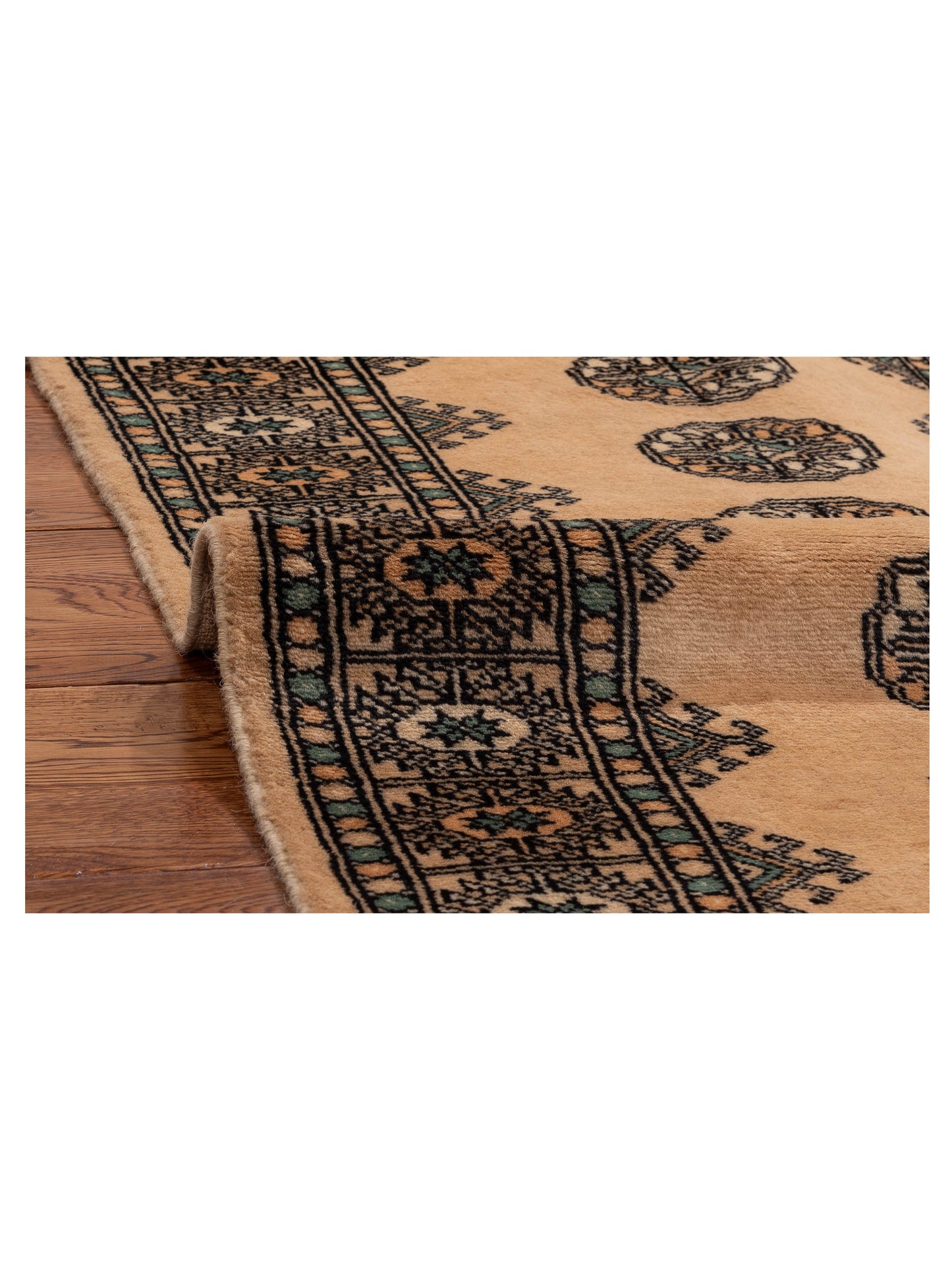 Bokhara 151469 Beige Beige 2.7x8.1 Hand Knotted Rug
