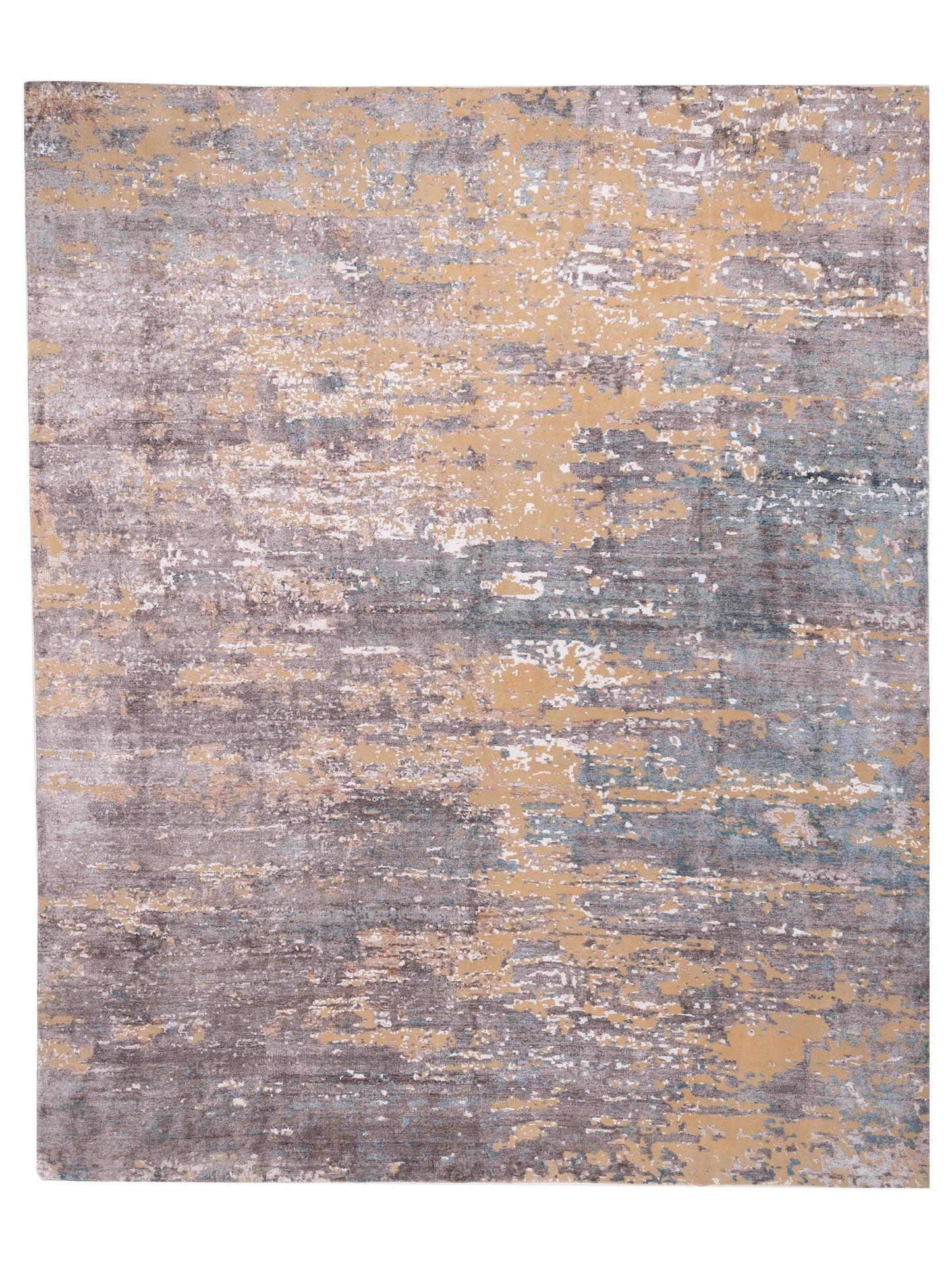Siena Tibetino Gray Gold Contemporary