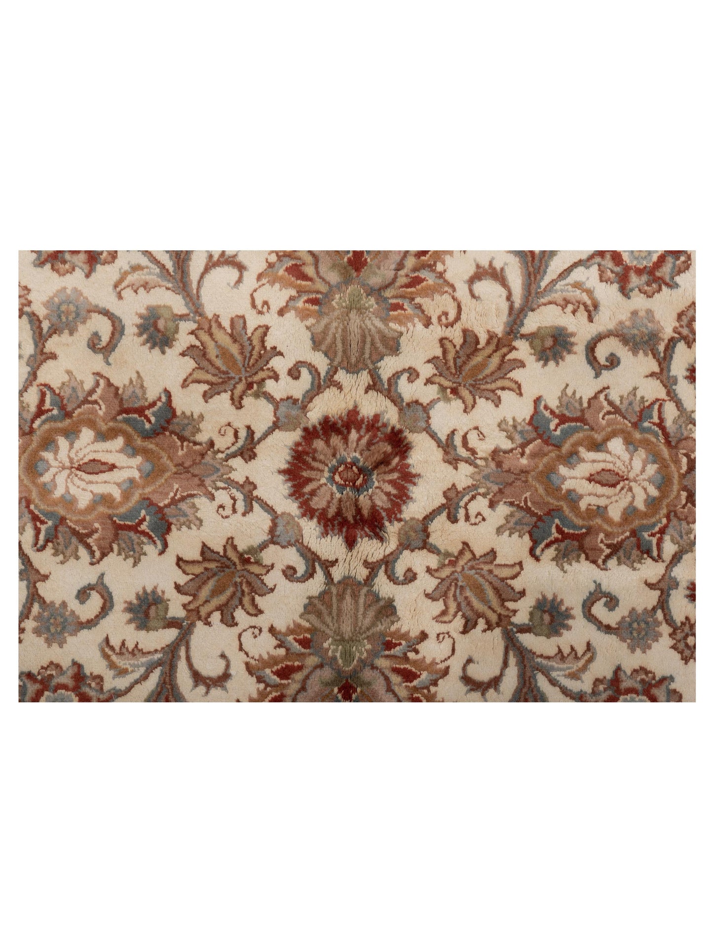 Magnolia 108822 Ivory Brick 8.1x9.11 Hand Knotted Rug