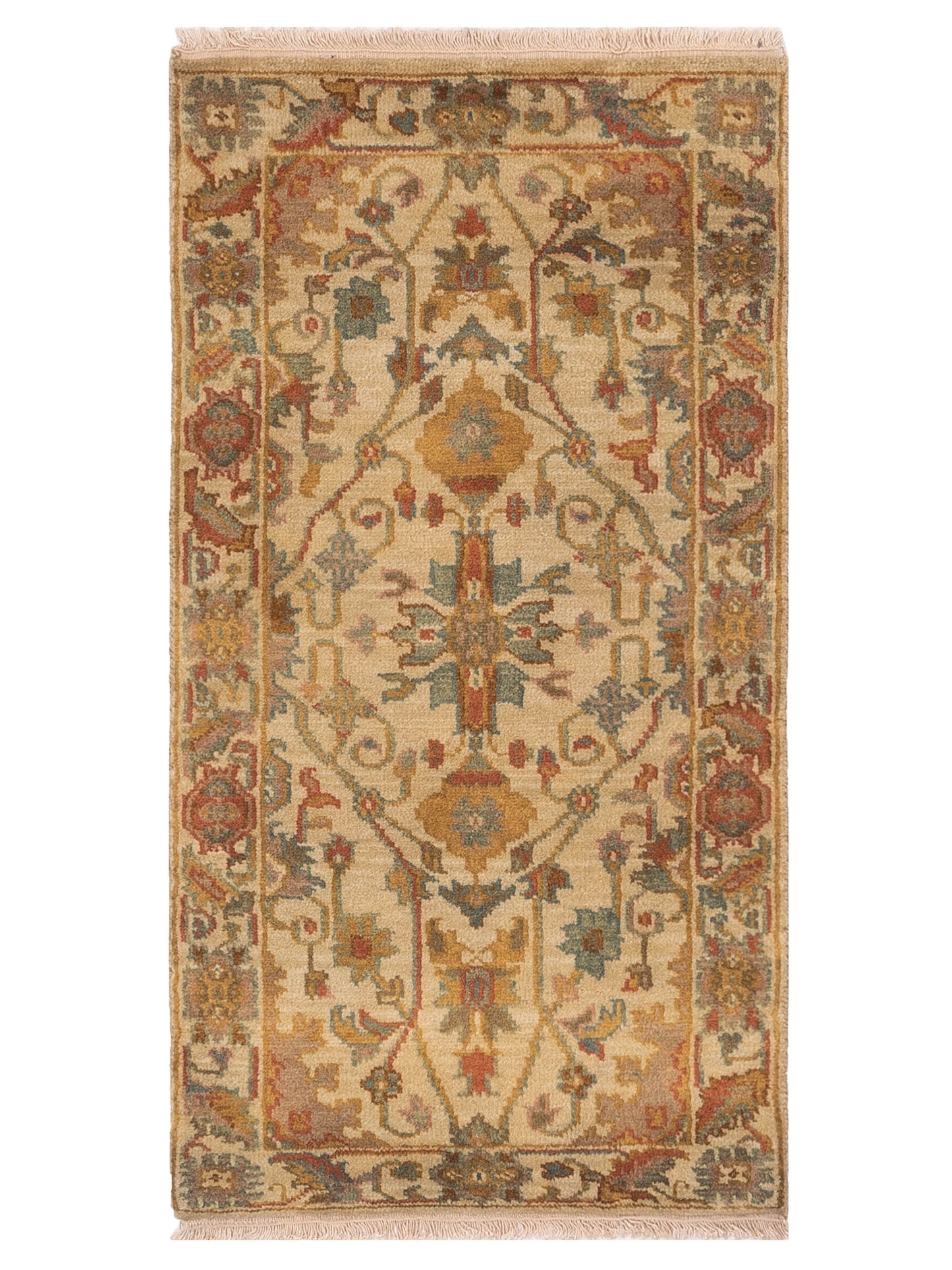 Rajpur Lilac Beige Beige Traditional