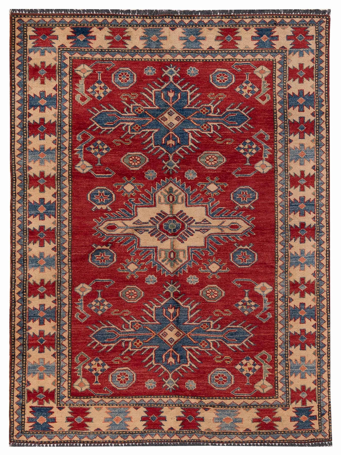 Nomad Kazak Red Beige Tribal