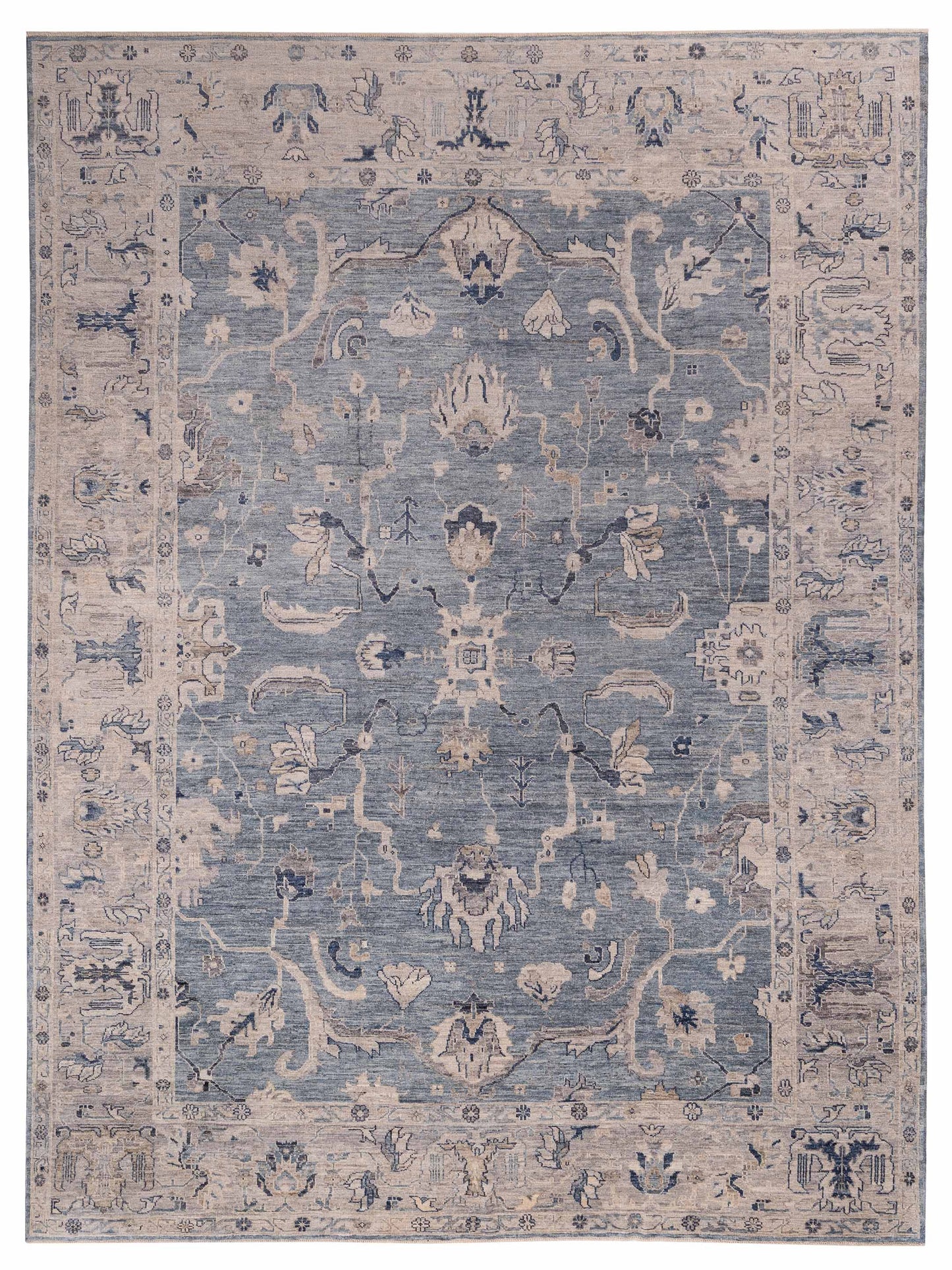 Anadol Angora Oushak Blue Gray Traditional