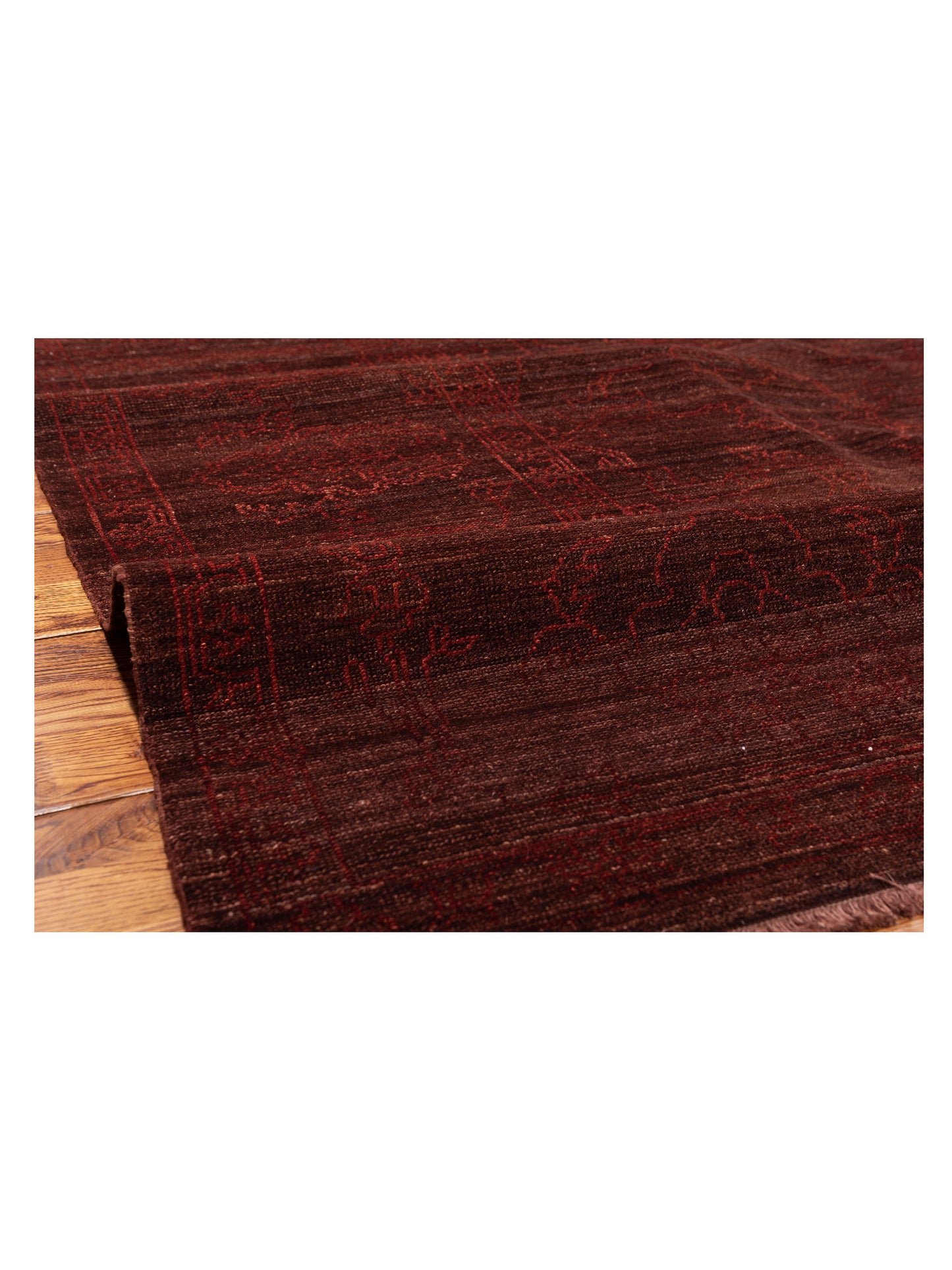 Defne Opal Burgundy Red 9.2x11.11 Hand Knotted Rug