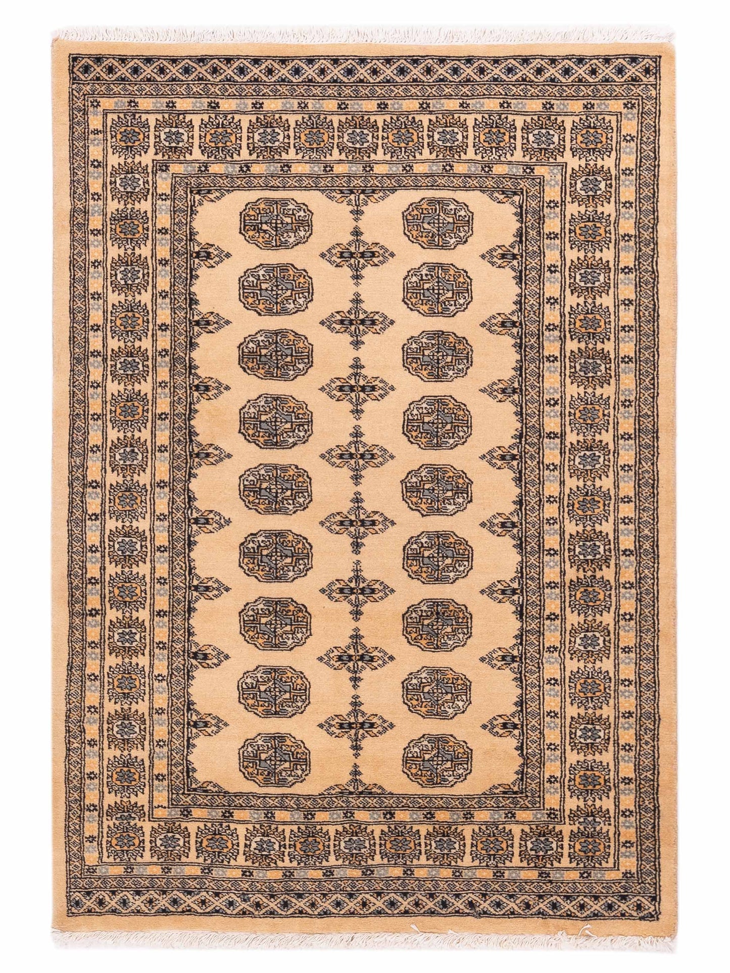Nomad Bokhara Beige Beige Traditional