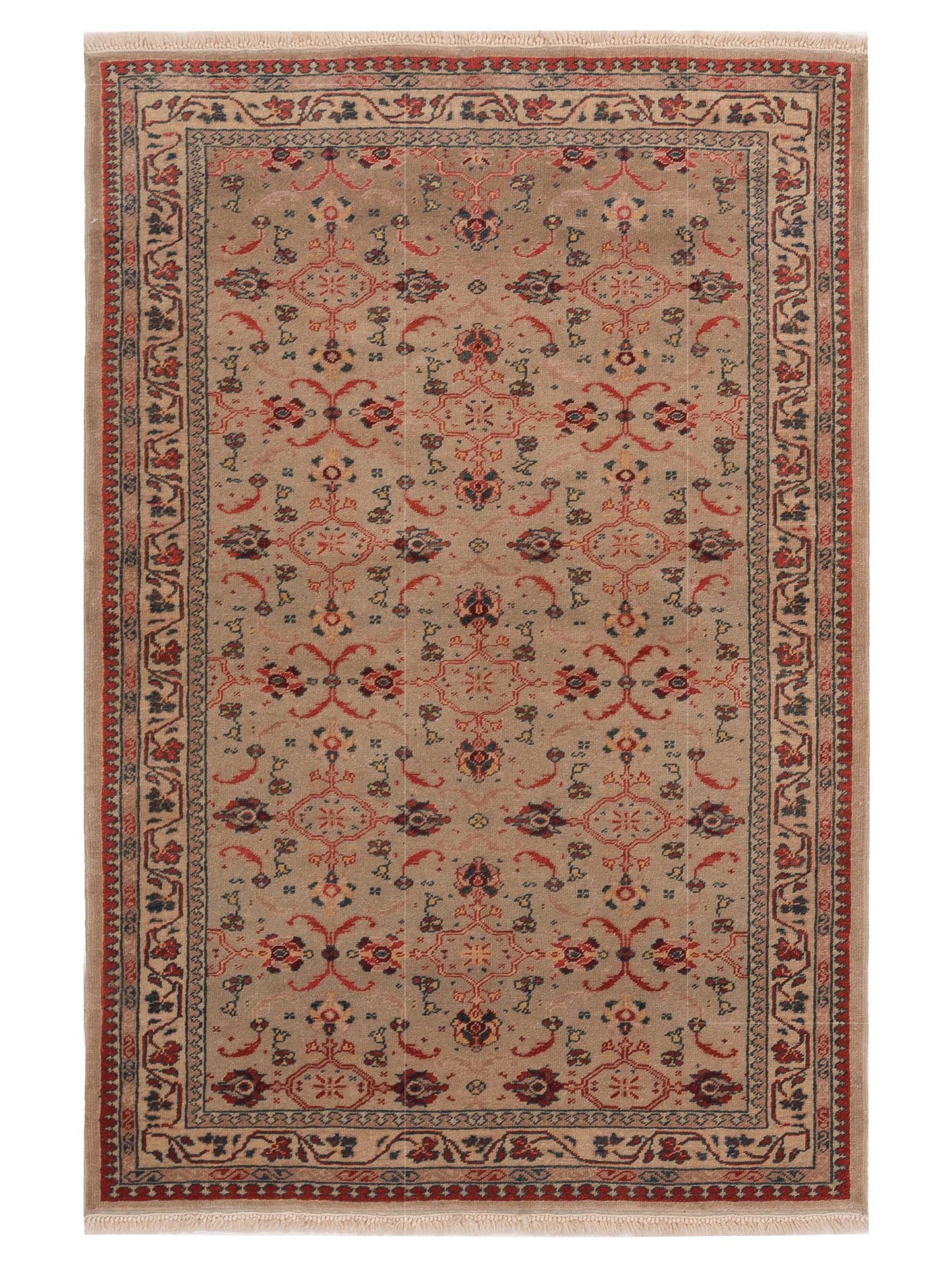 Pasha Antique Loom Beige Ivory Traditional