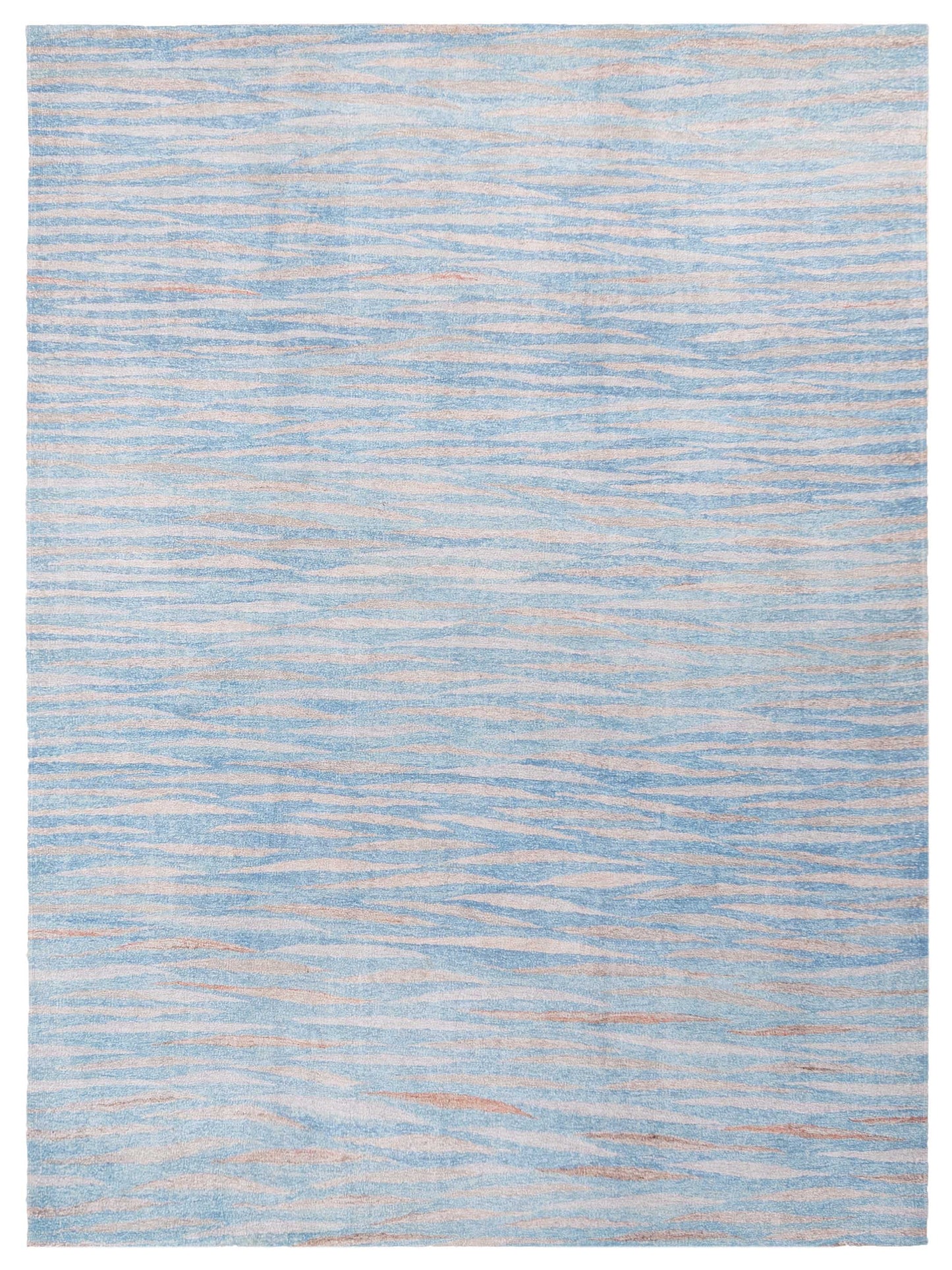 Pasha Aladdin Blue Silver Contemporary