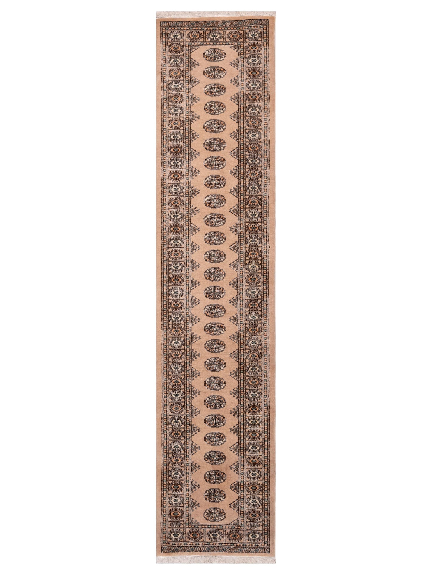 Nomad Bokhara Beige Beige Traditional