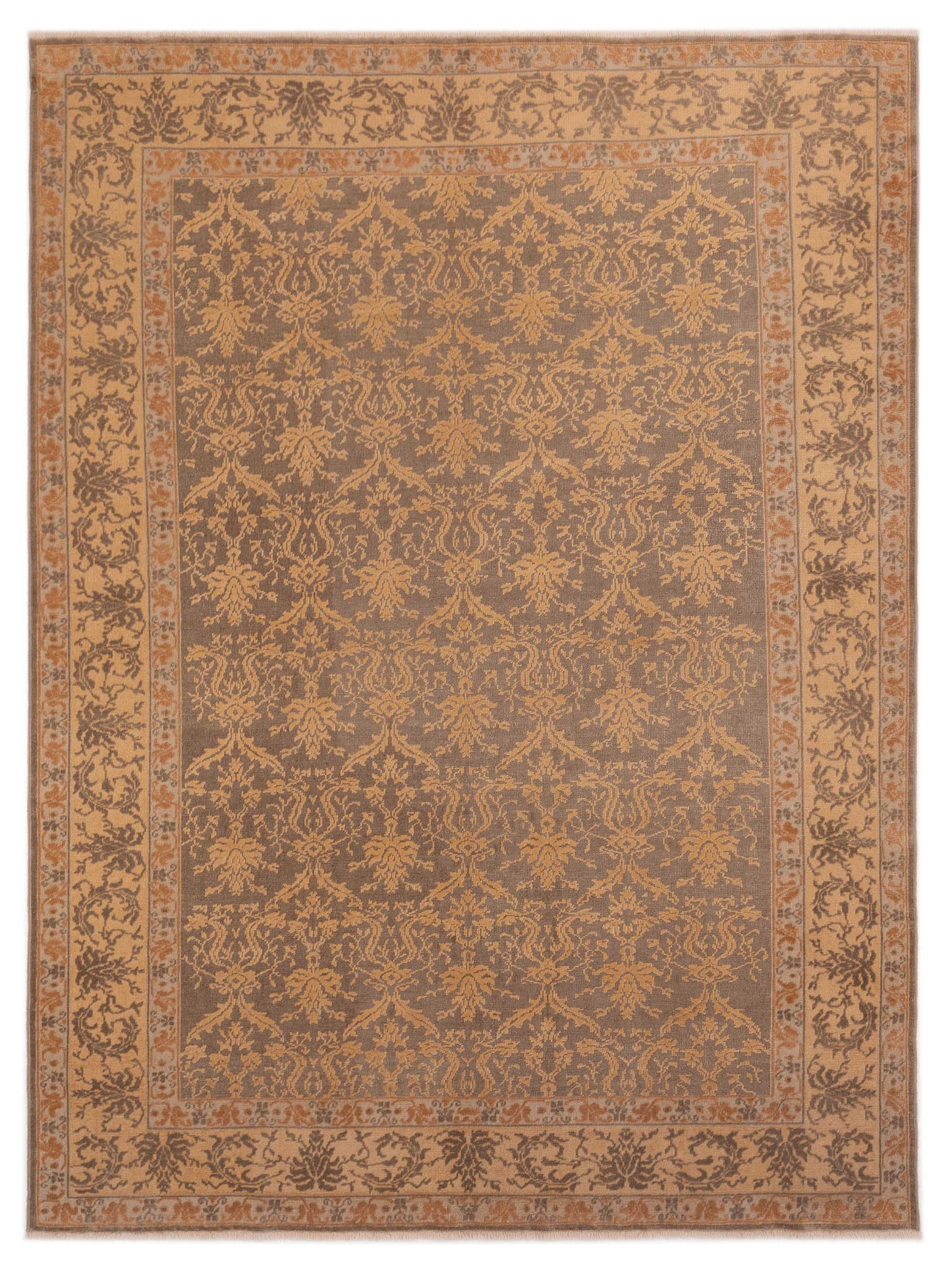 Pasha Antique Loom Silver Cream Traditional