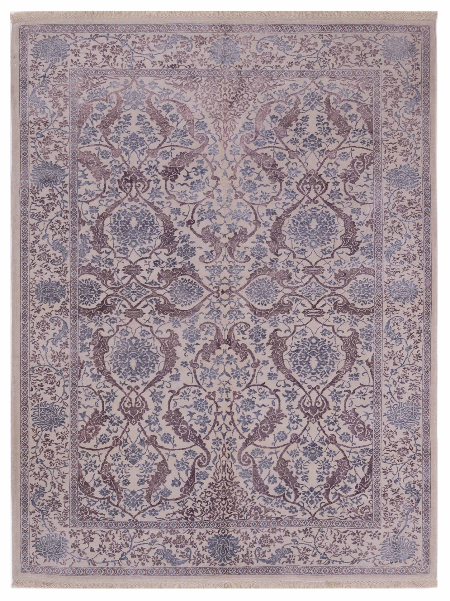 Pasha Defne Ivory Brown Transitional