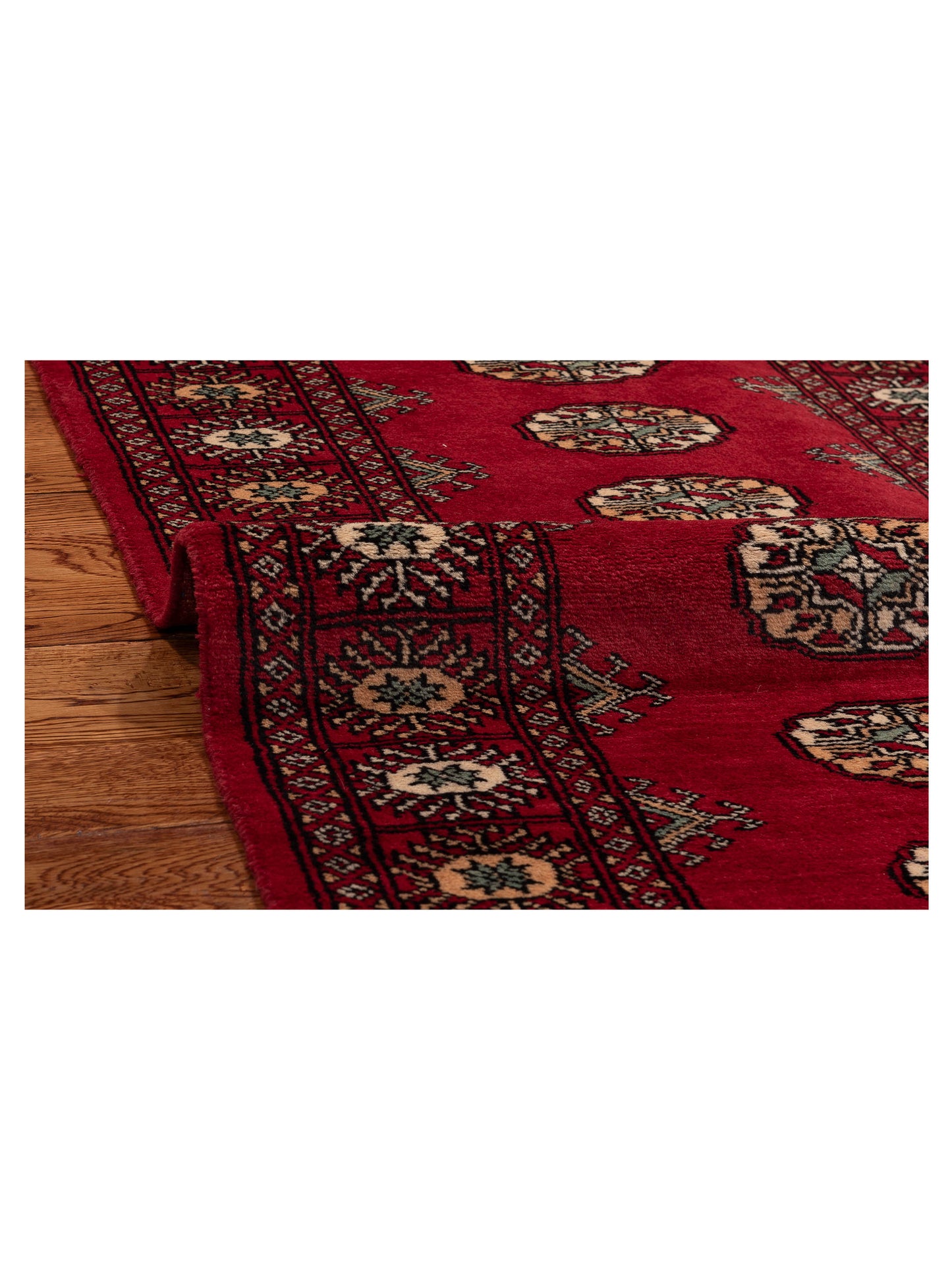 Bokhara 153410 Red Red 2.7x10 Hand Knotted Rug