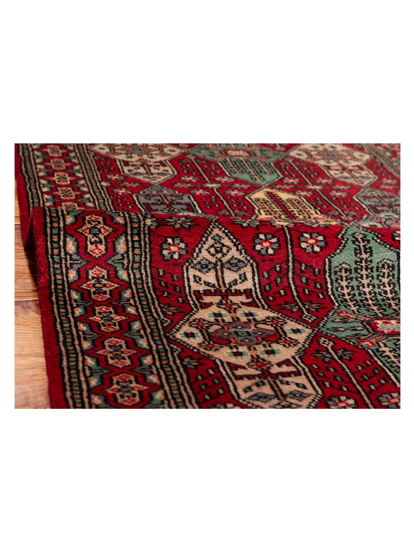 Bokhara 146608 Red Red 2.7x4.2 Hand Knotted Rug