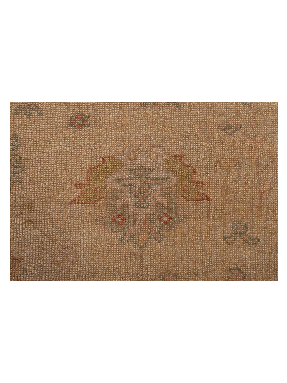 Anadol Oushak 74789 Cream Pink 8.5x10.2 Hand Knotted Rug