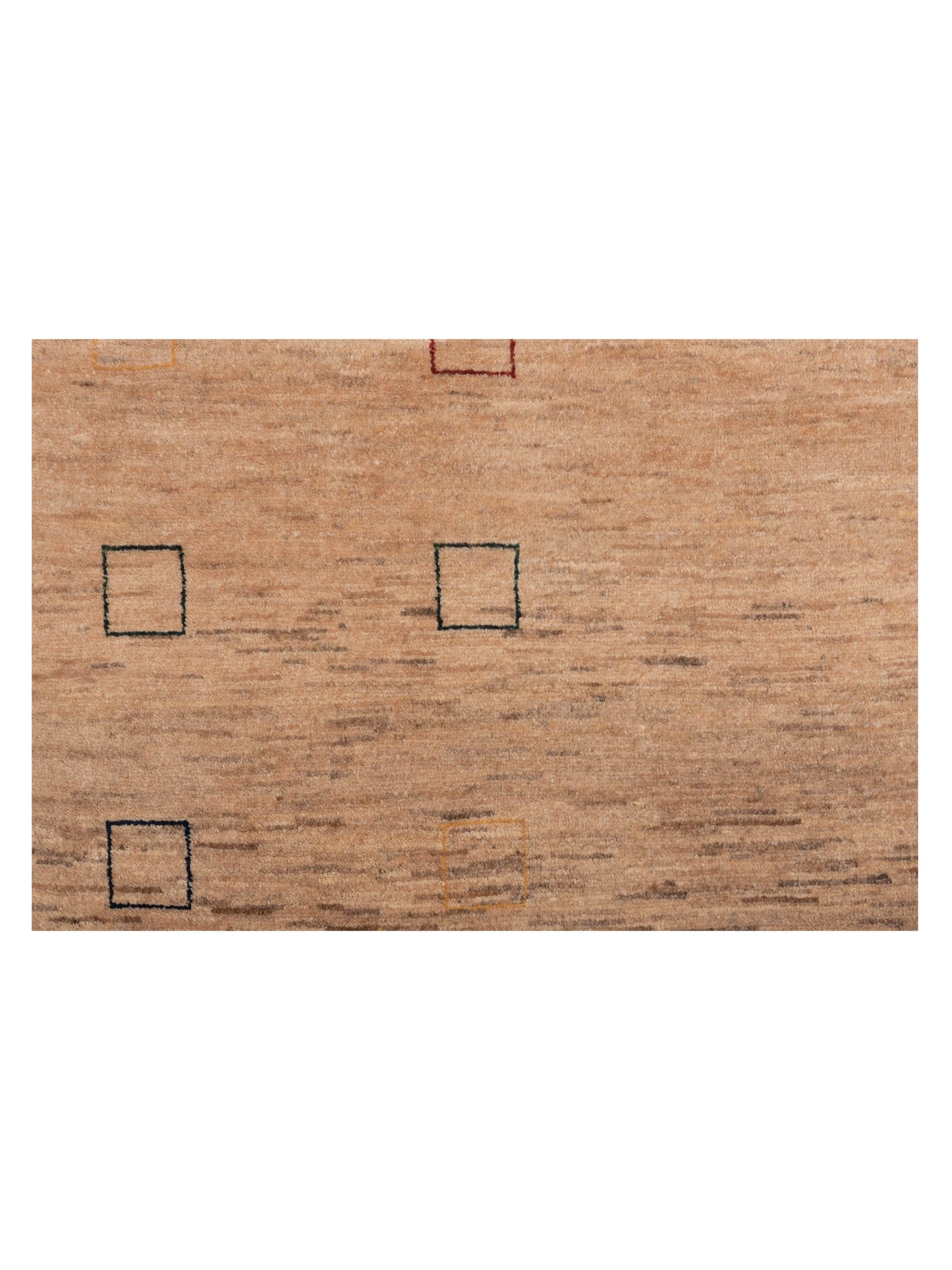 Modern Gabbeh 81378 Cream Cream 6.7x6.9 Hand Knotted Rugs