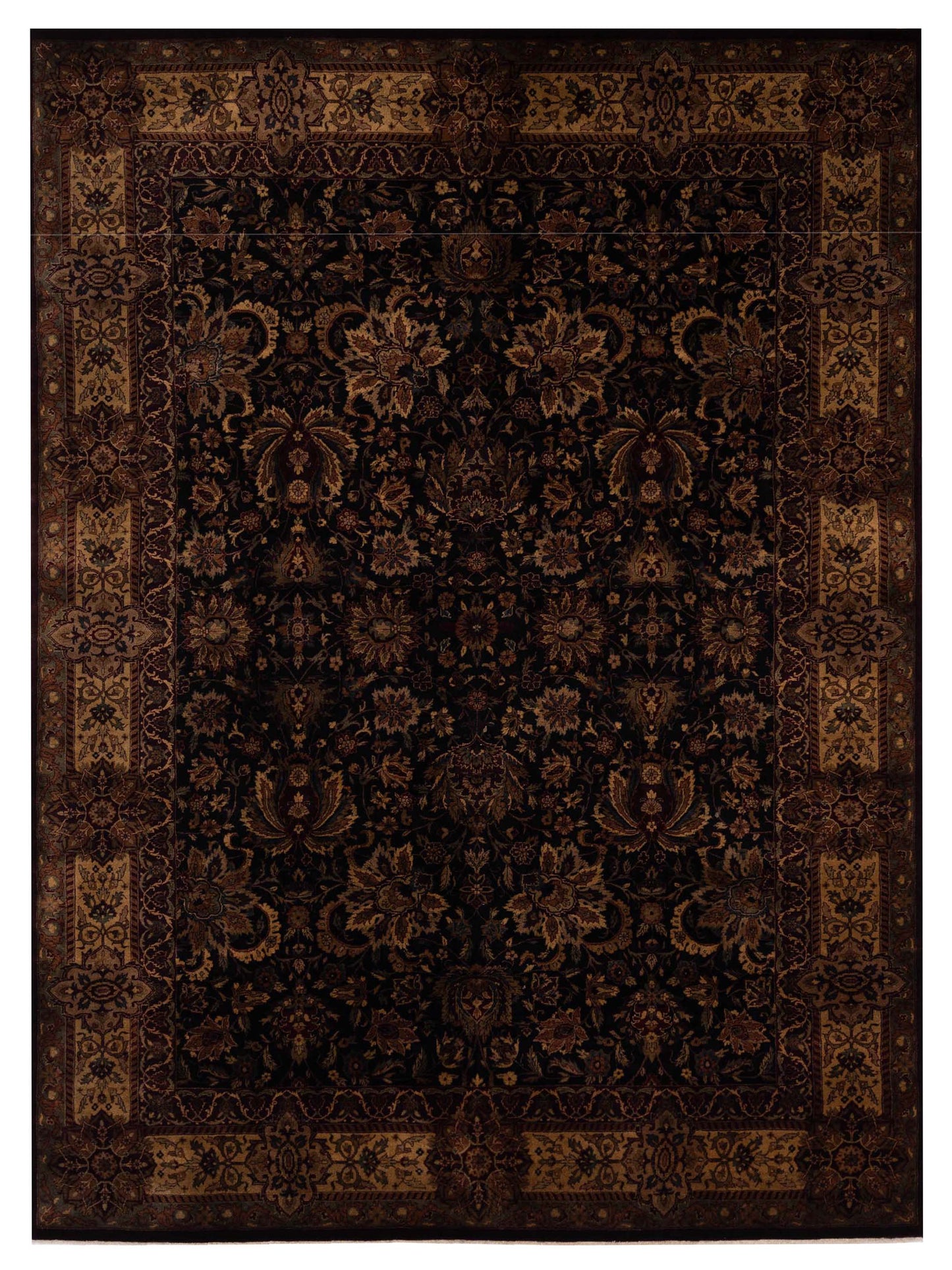 Rajpur Sivas Black Beige Traditional