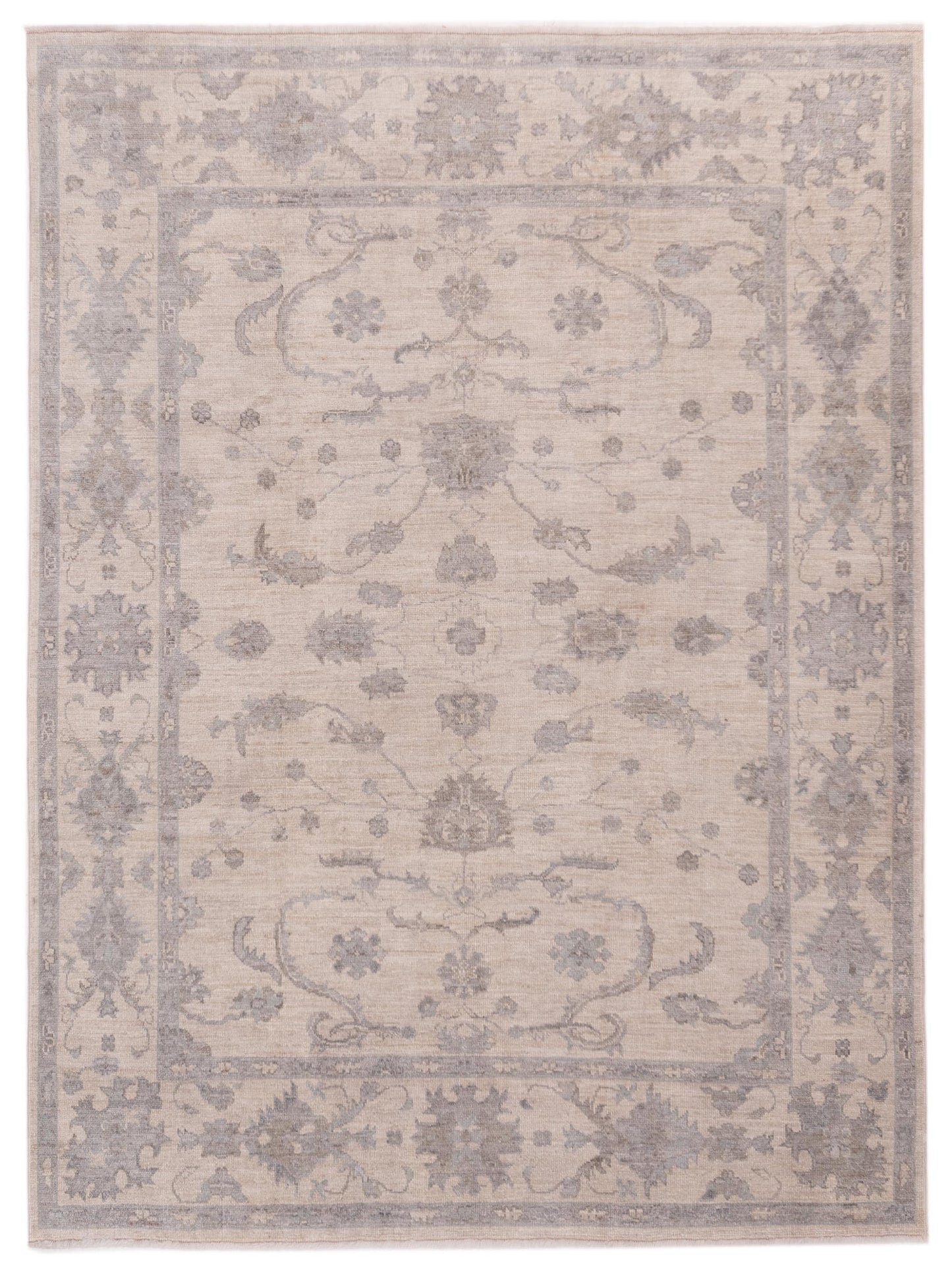 Anadol Angora Oushak Ivory Ivory Traditional