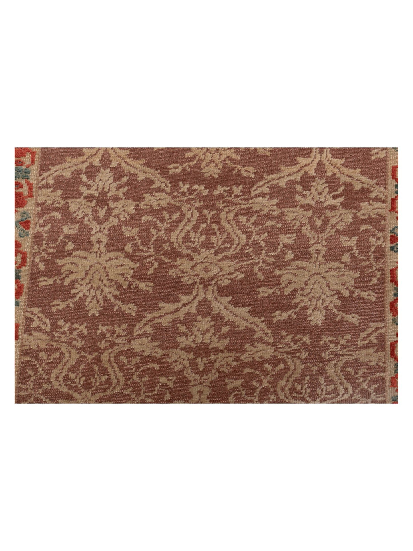Antique Loom 107978 Purple Beige 2.6x9.11 Hand Knotted Rug
