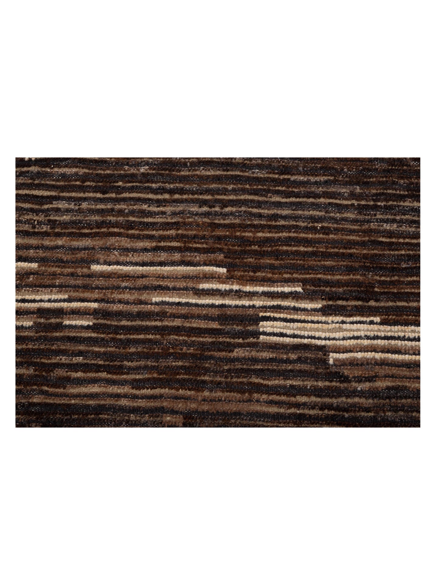 Atlas 134501 Charcoal Brown 7.10x9.10 Hand Knotted Rug