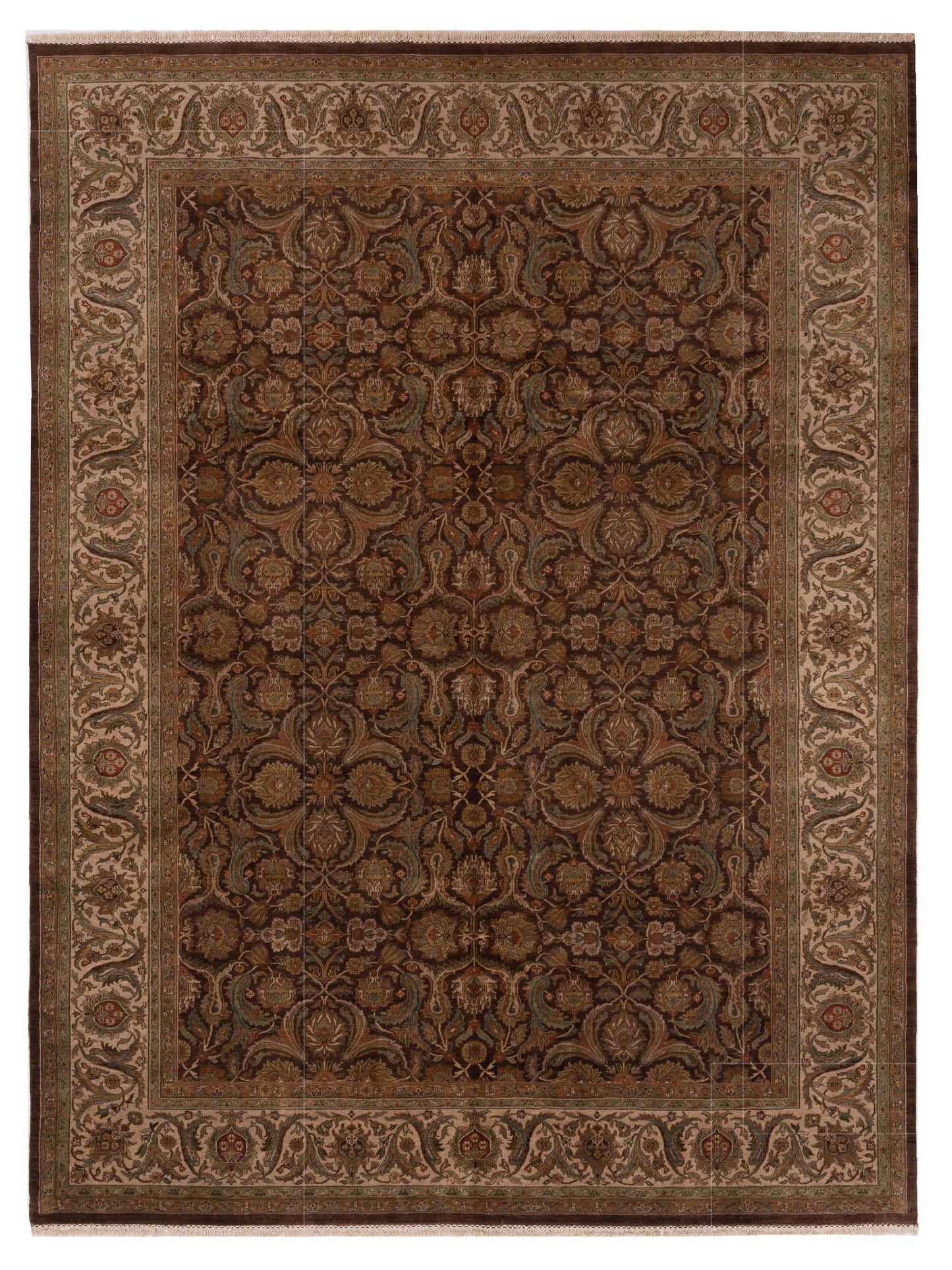 Rajpur Crown Brown Ivory Transitional
