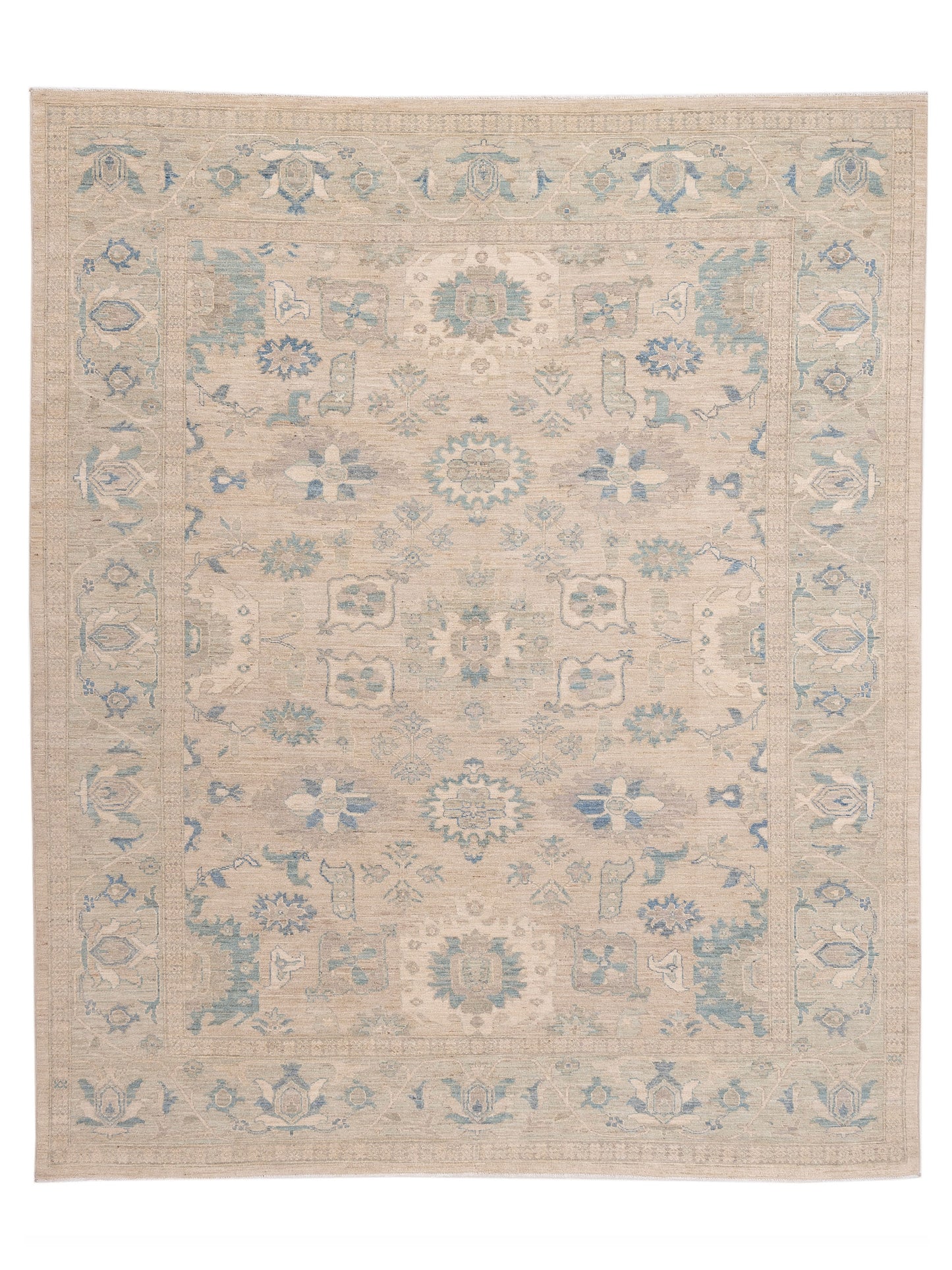 Nomad Laila Light Gray Mint Traditional