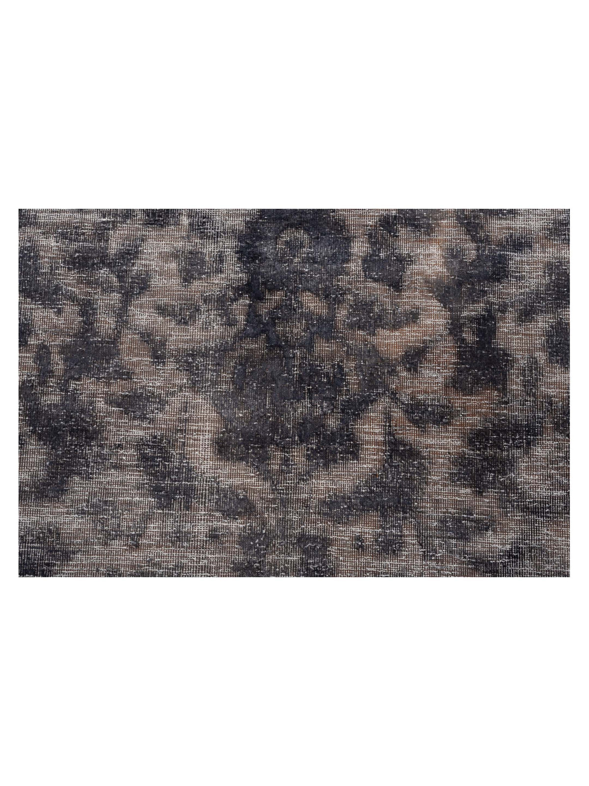 Vintage 130314 Gray 9.7x12.10 Hand Knotted Rug