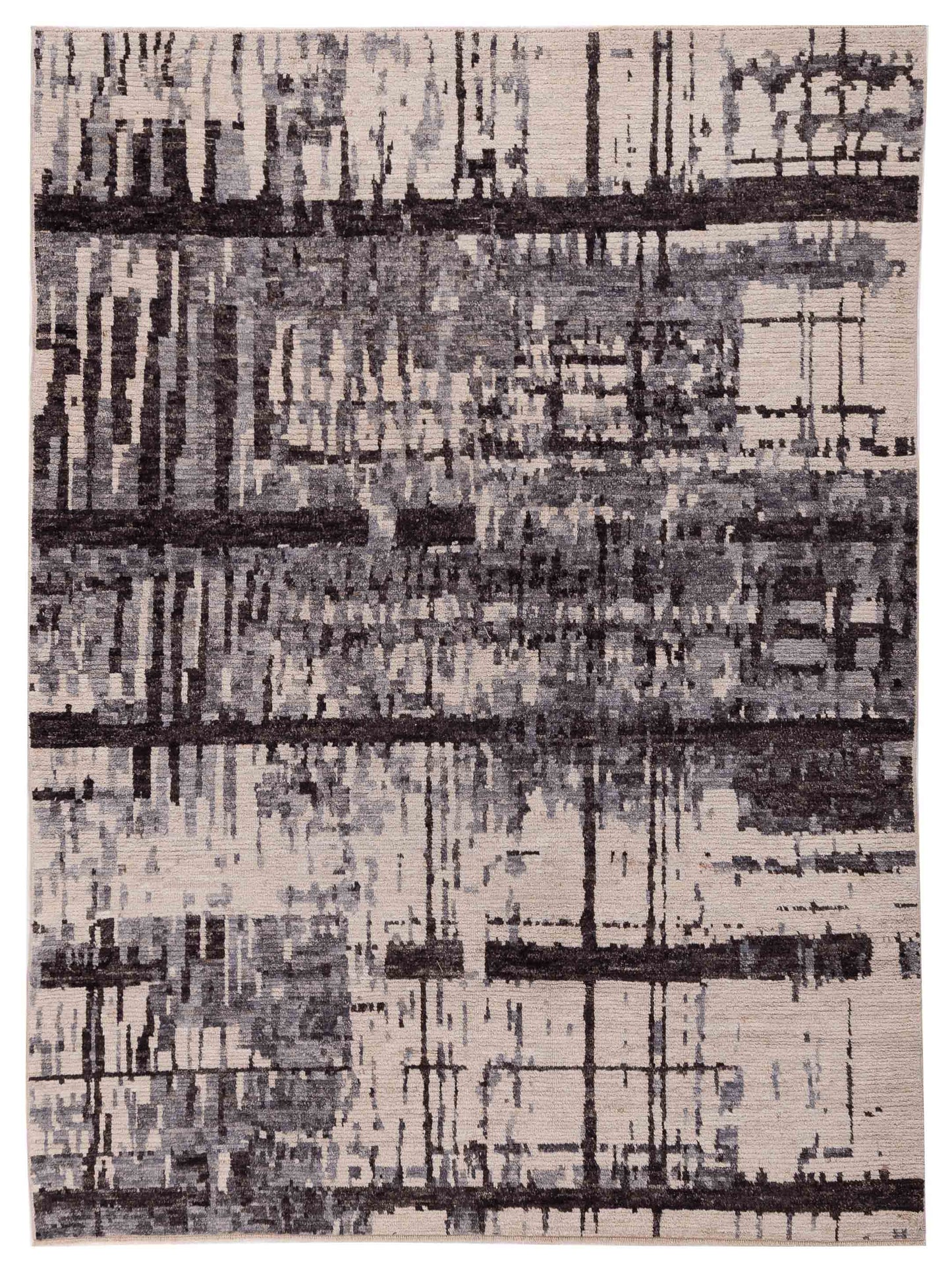 Pasha Atlas Gray Ivory Contemporary