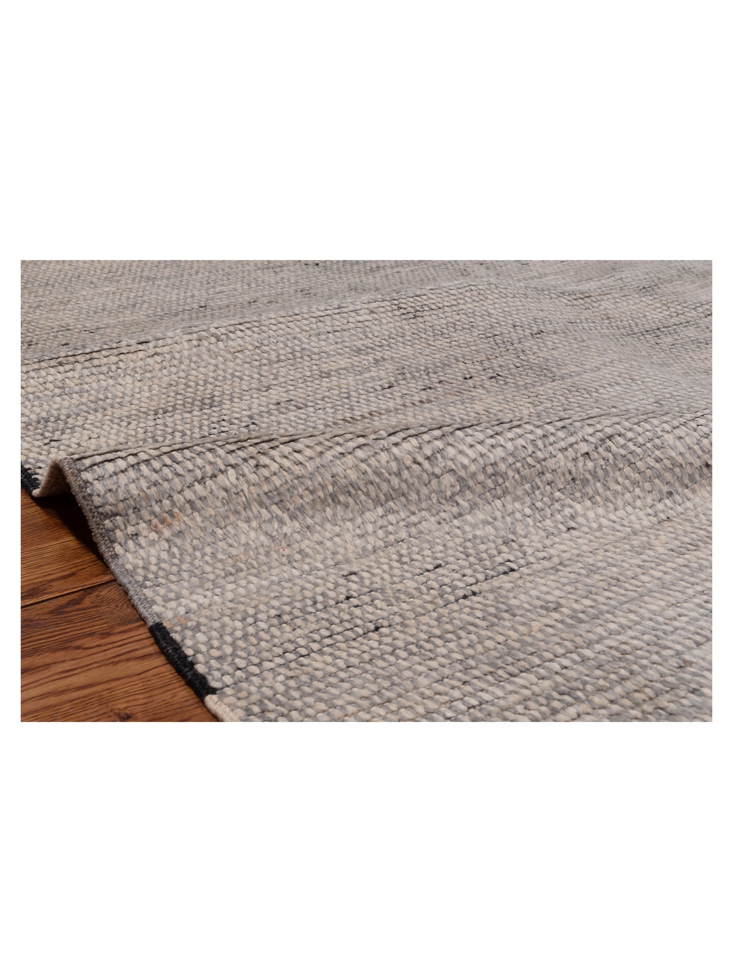 Atlas 149653 Silver Silver 7.11x9.9 Hand Knotted Rug