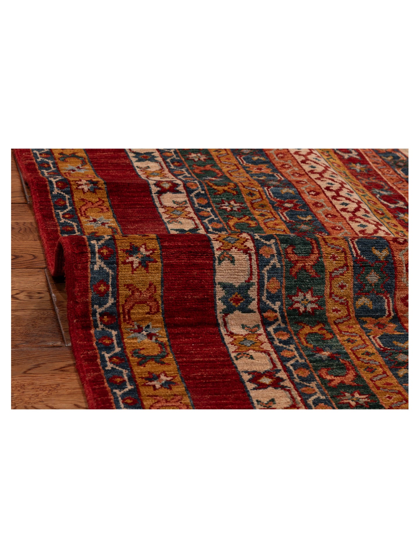 Shawl 151320 Multi Multi 4x5.11 Hand Knotted Rug