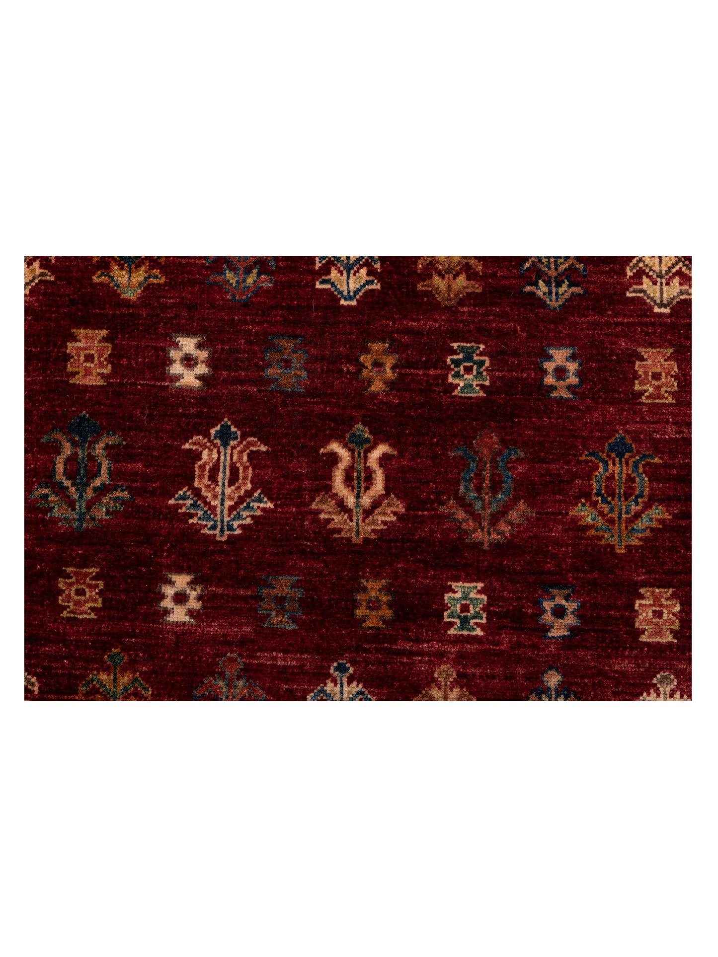 Khorjin 145473 Red Red 10x13.2 Hand Knotted Rug