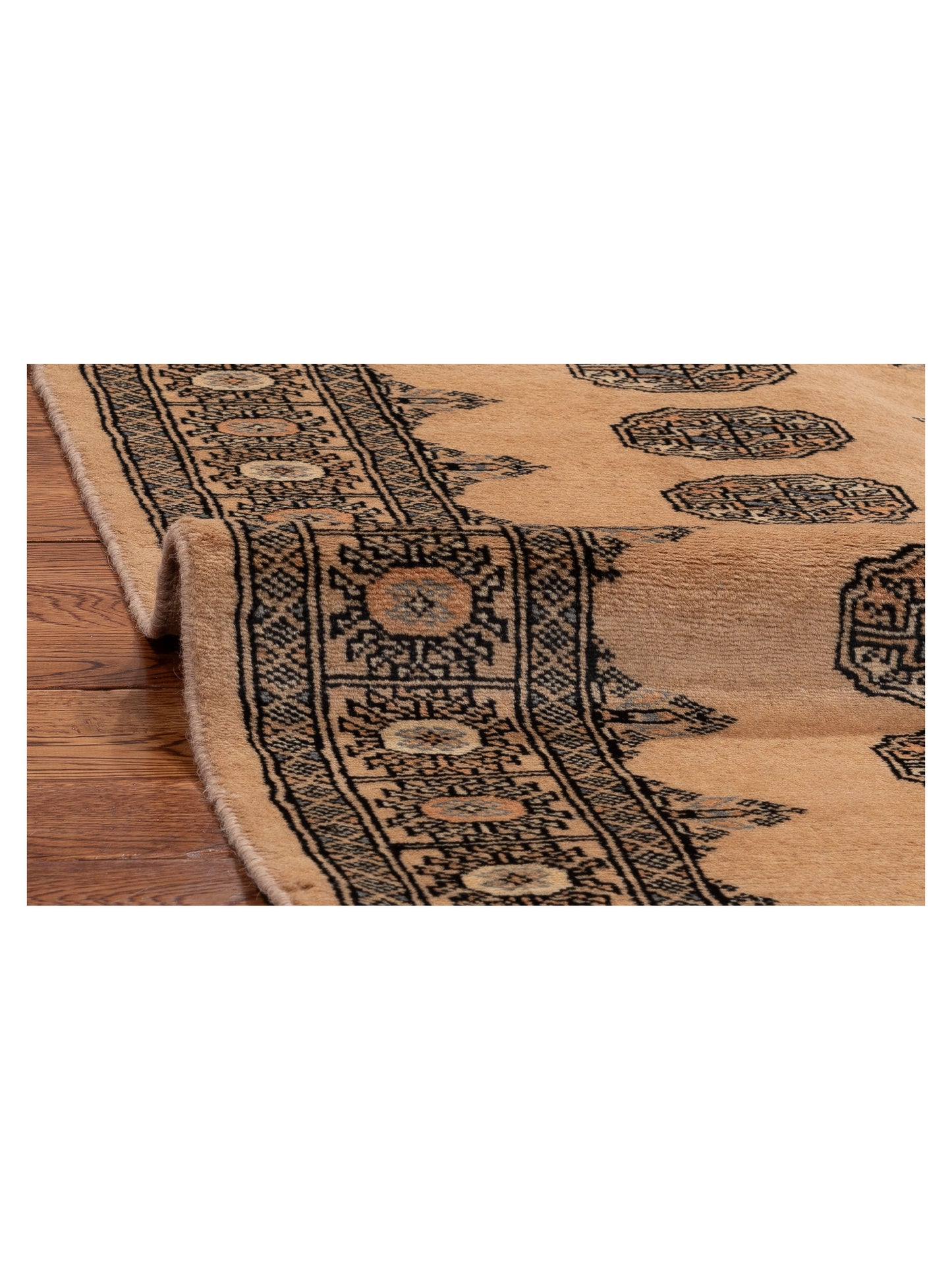 Bokhara 153427 Beige Beige 2.8x9.8 Hand Knotted Rug