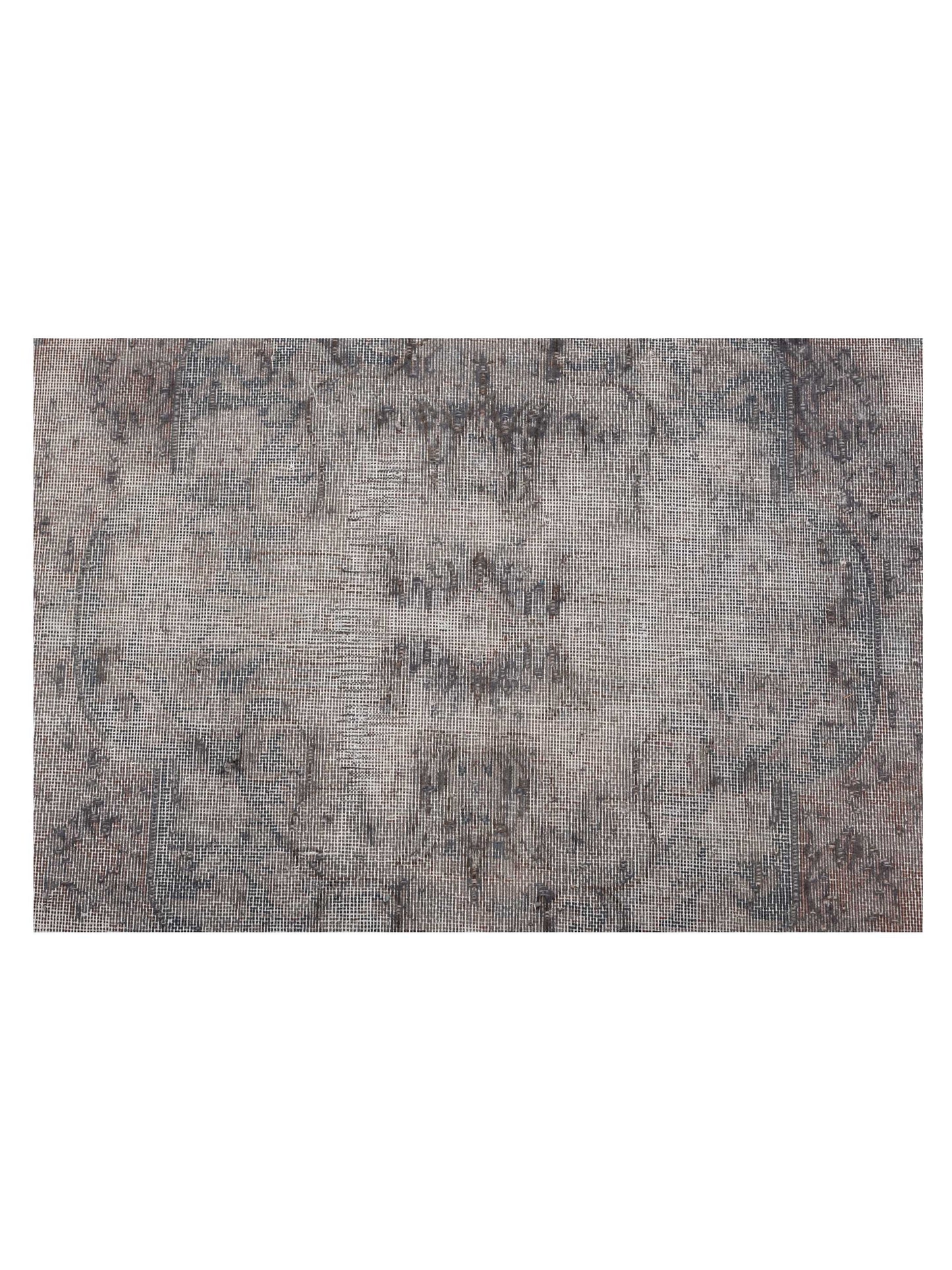 Vintage 130364 Gray 9.9x13.1 Hand Knotted Rug