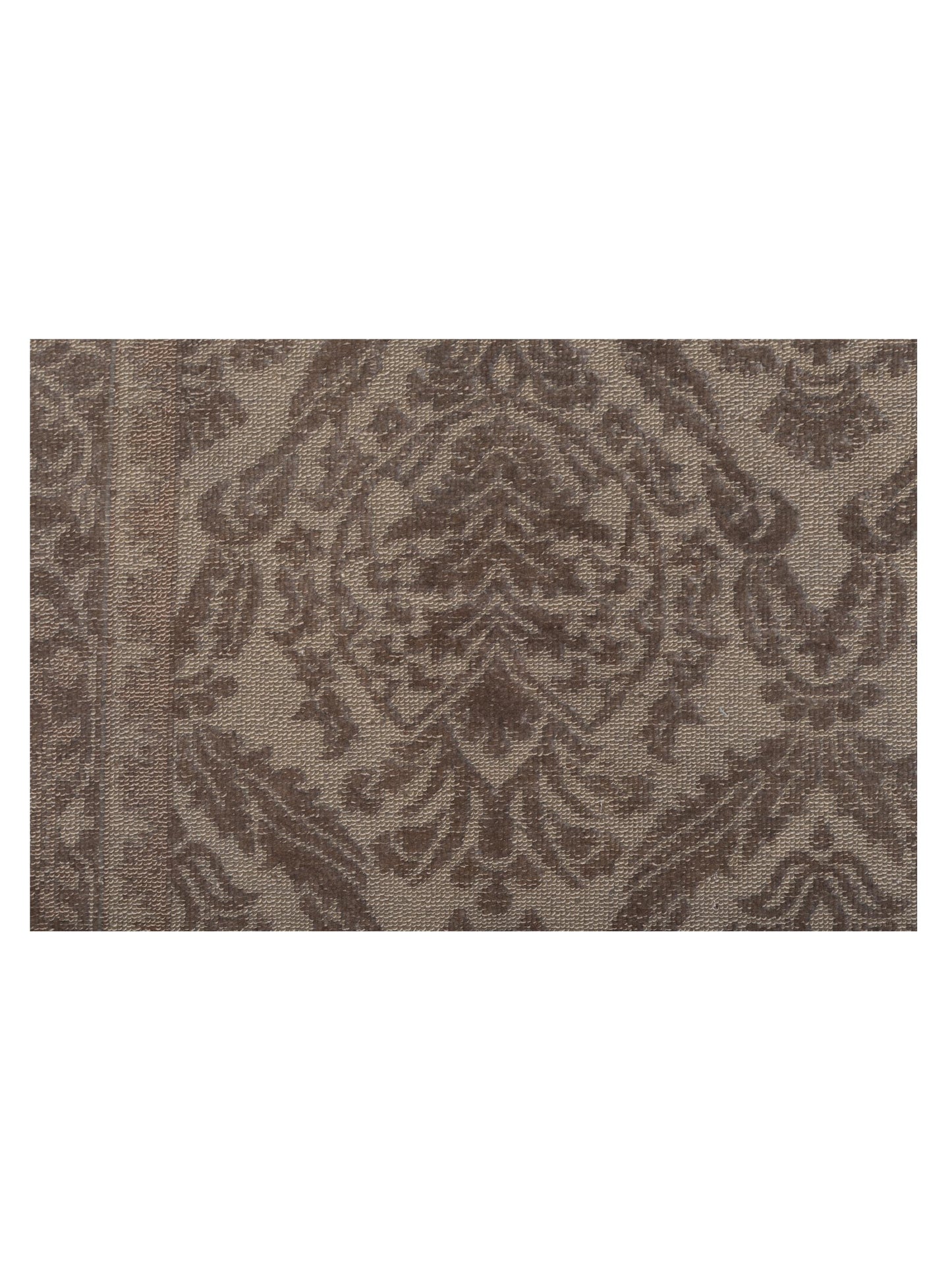 Vintage 78597 Silver 6.10x7.2 Hand Knotted Rug