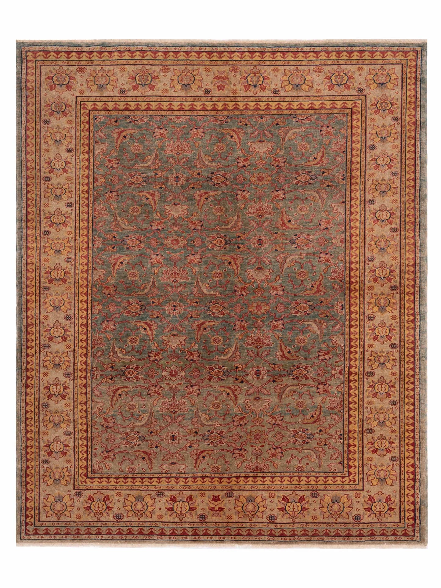 Pasha Antique Loom Blue Beige Traditional
