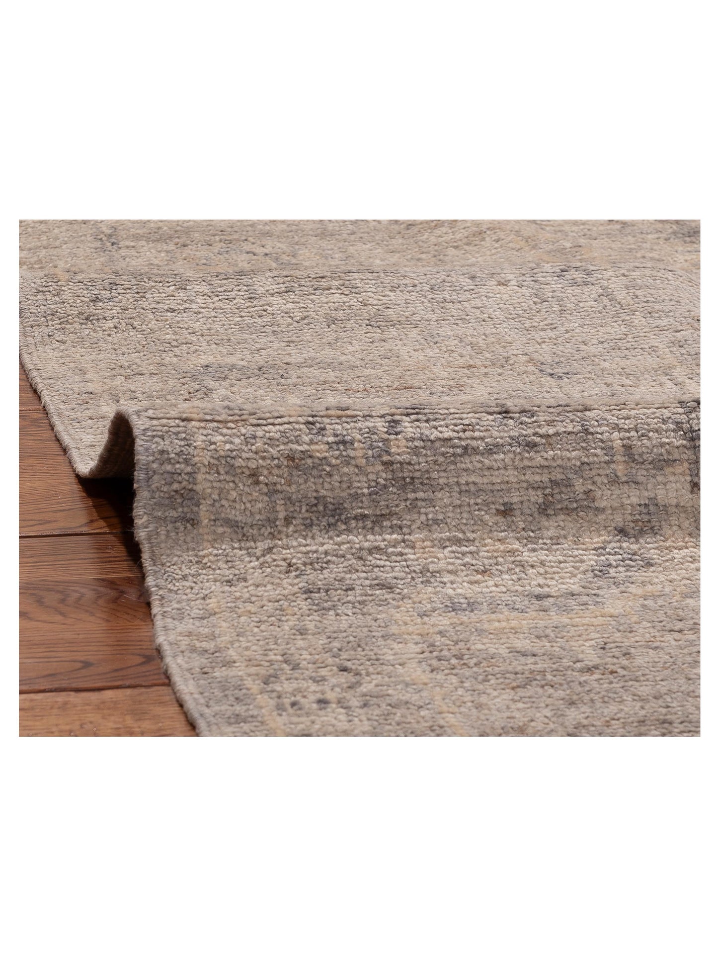 Angora Oushak 156230 Gray Gray 8x9.8 Hand Knotted Rug
