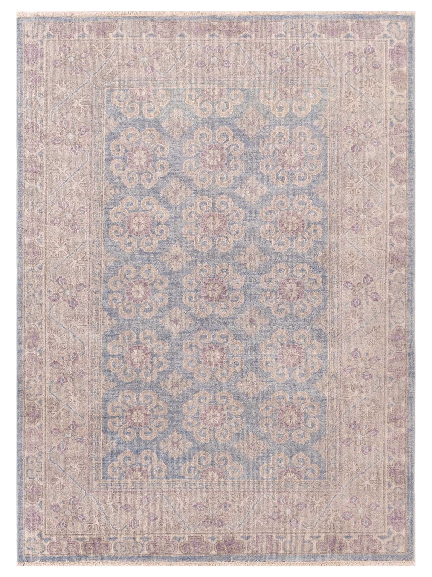 Rajpur Evren Blue Silver Transitional